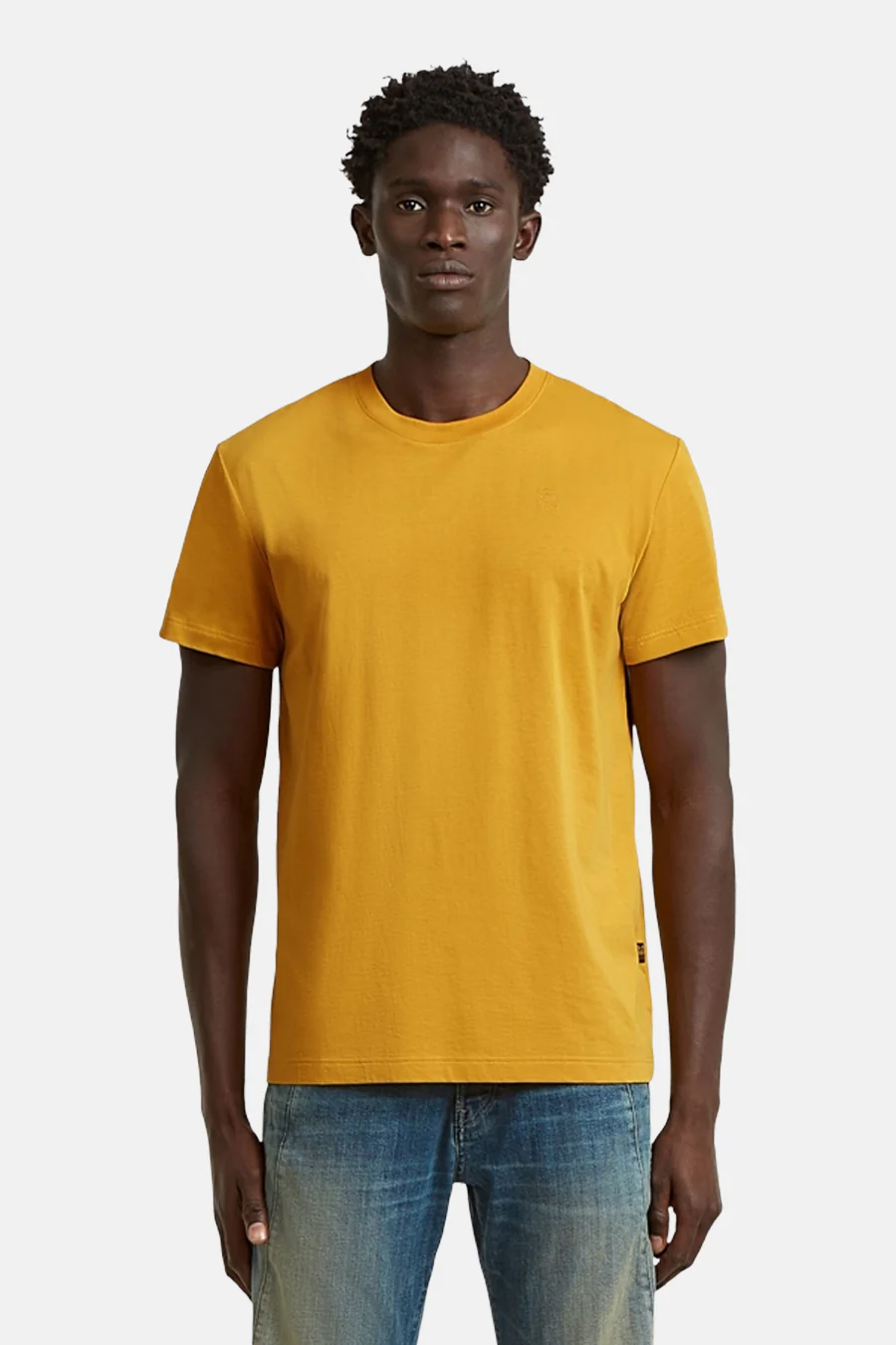 T-shirt met korte mouwen - geel