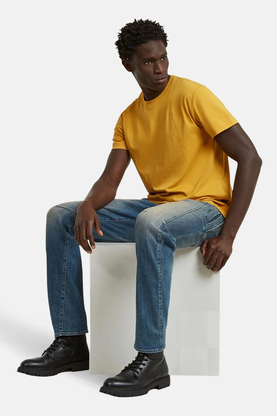 T-shirt met korte mouwen - geel - Image 6