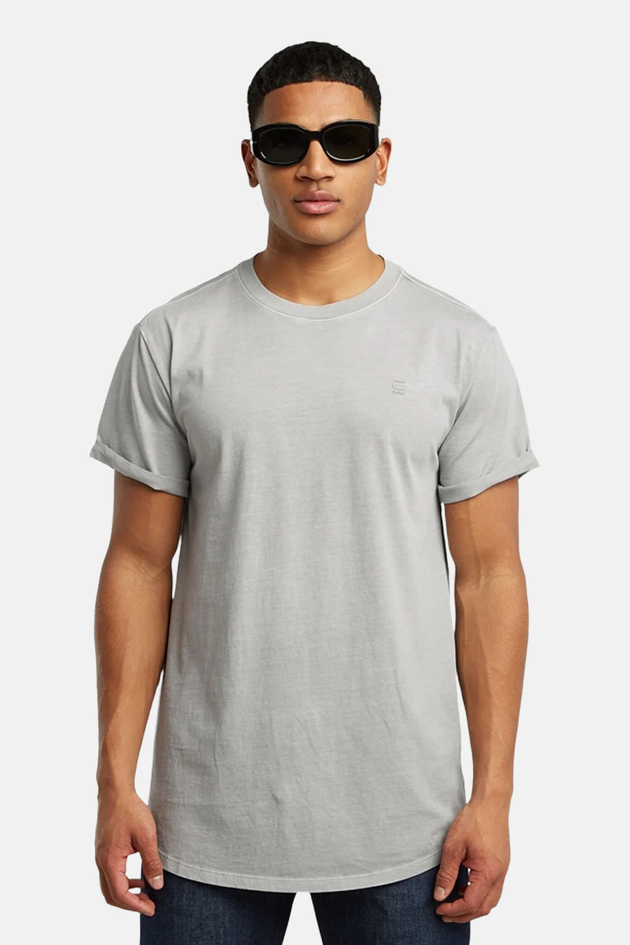 T-shirt met korte mouwen - grijs
