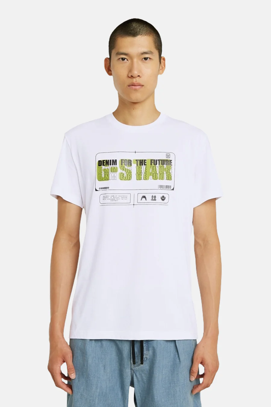T-shirt met korte mouwen - wit