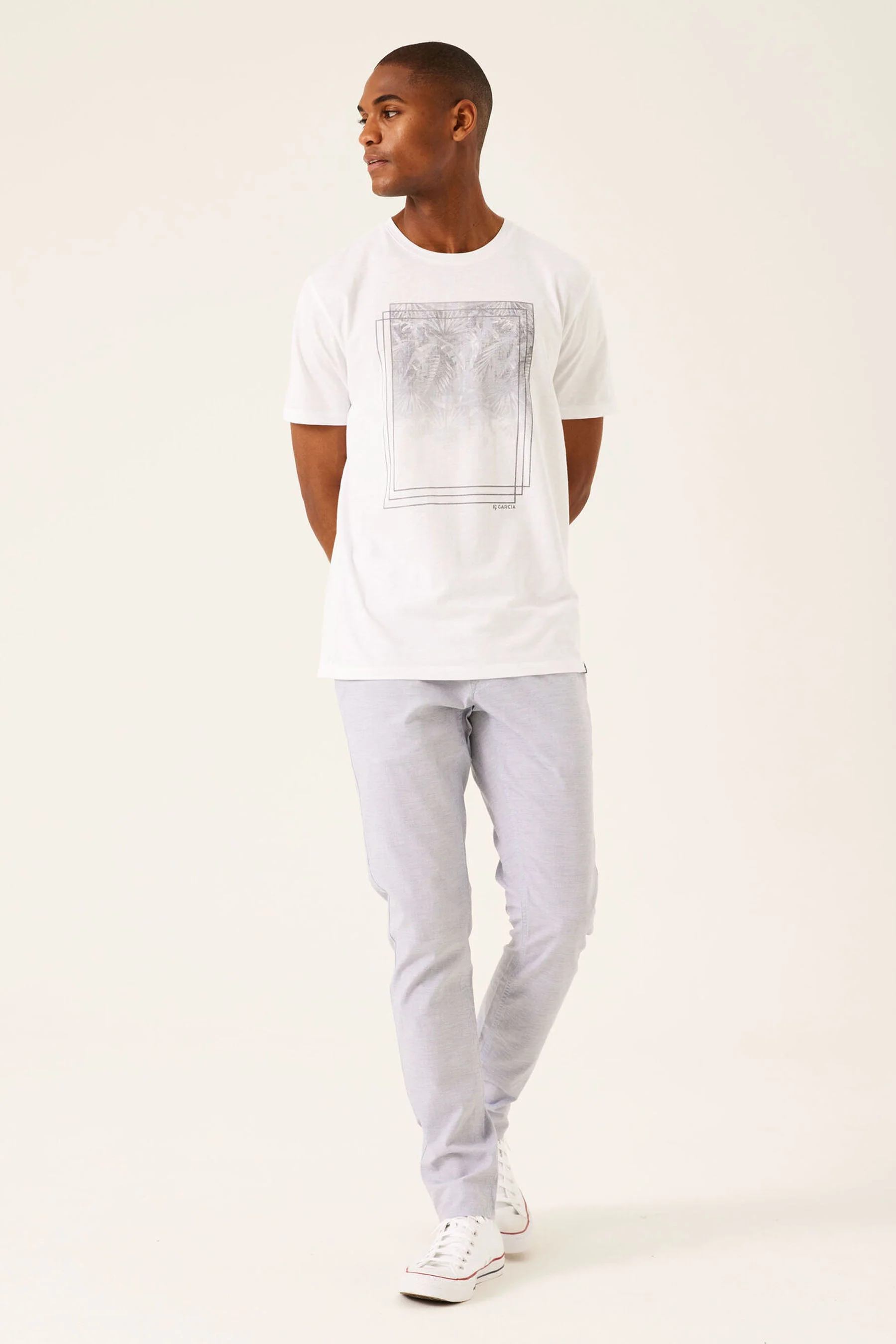 T-shirt (korte mouwen) wit - GARCIA - Image 2