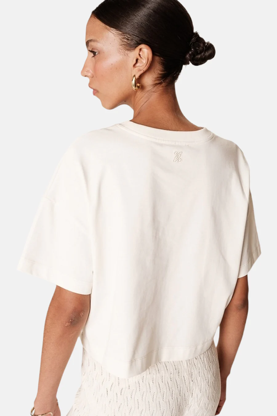 T-shirt met korte mouwen - ecru - Image 4