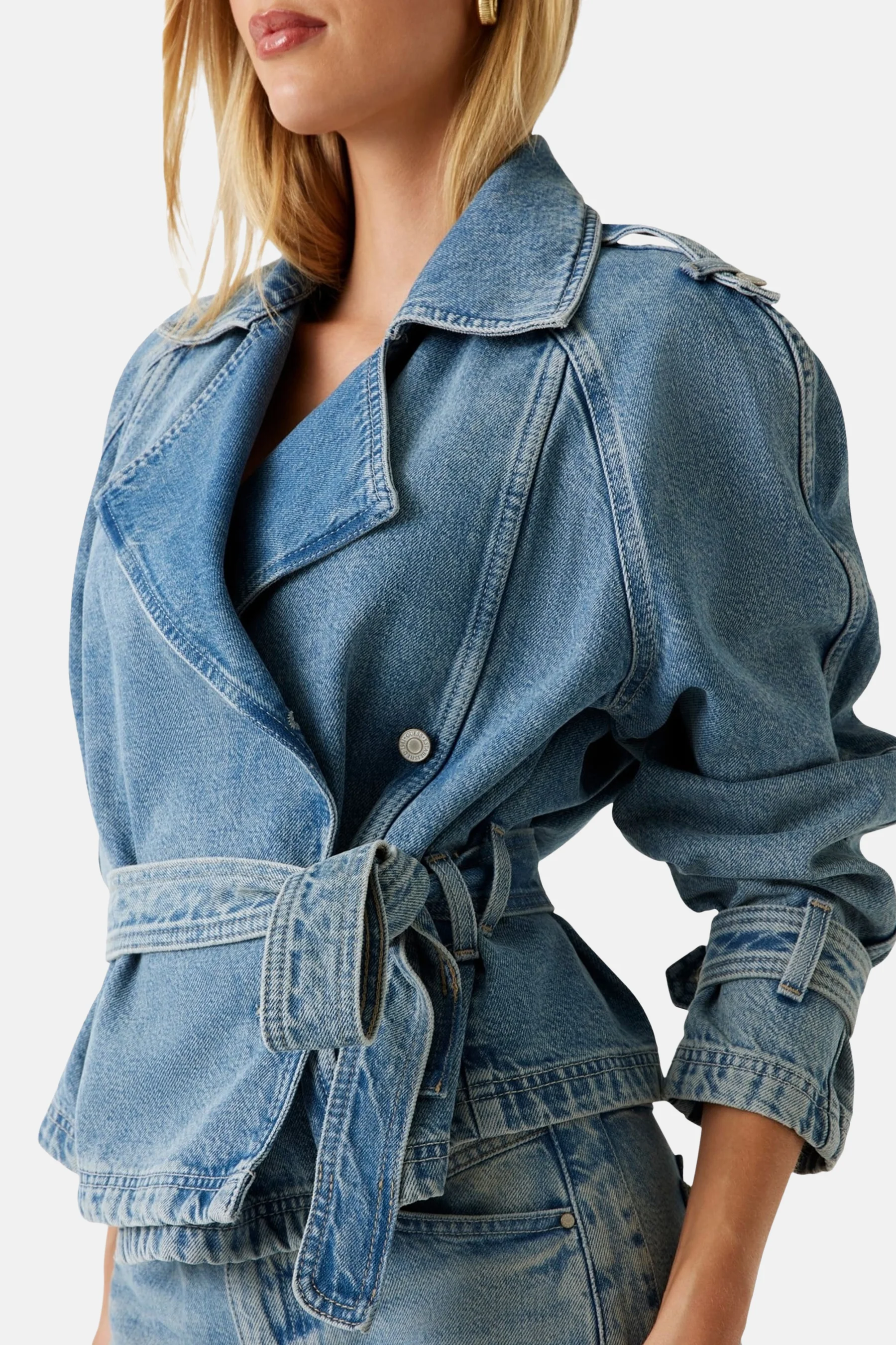 Jeansjas - light blue denim - Image 4