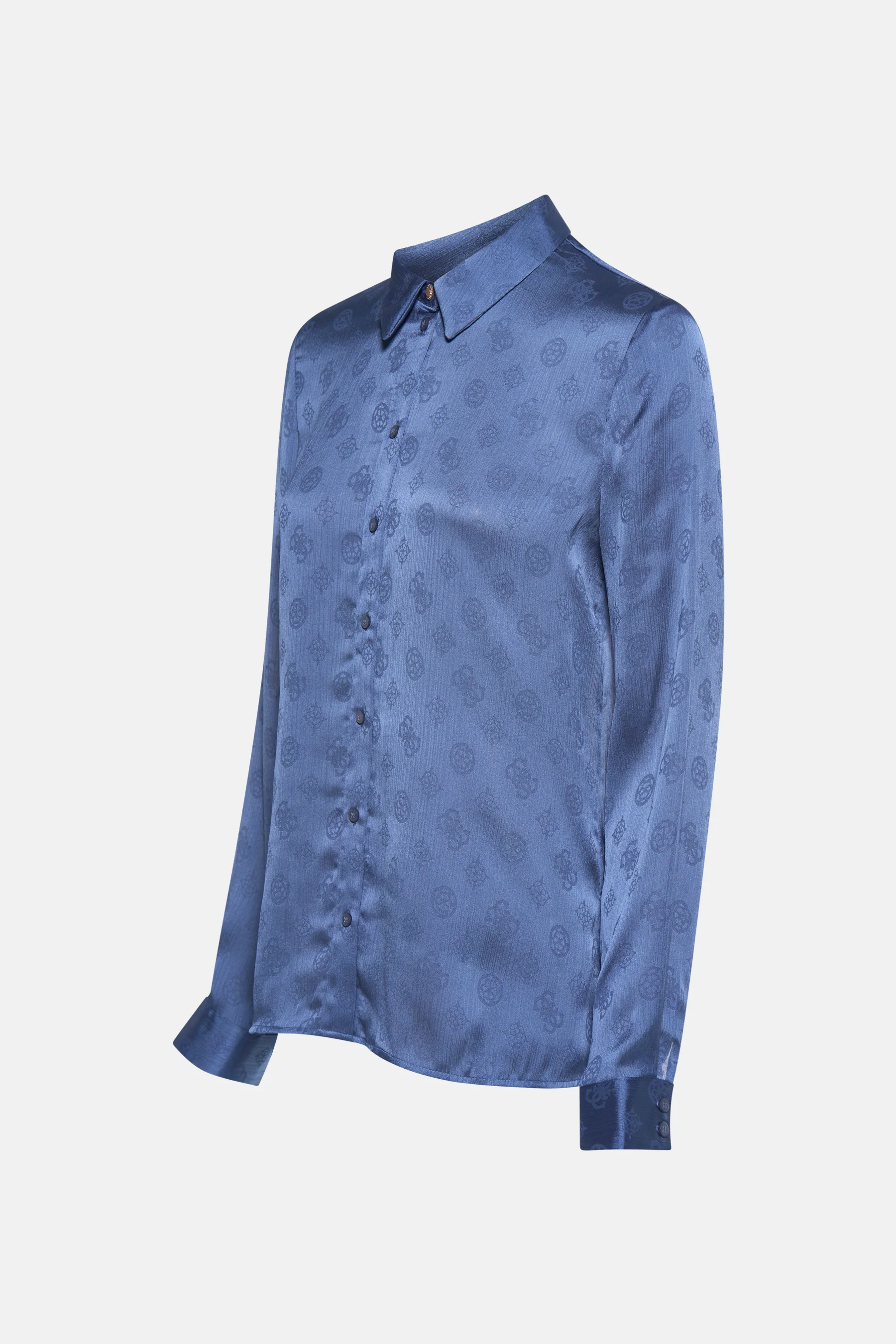 Blouse met lange mouwen - blauw - Image 2