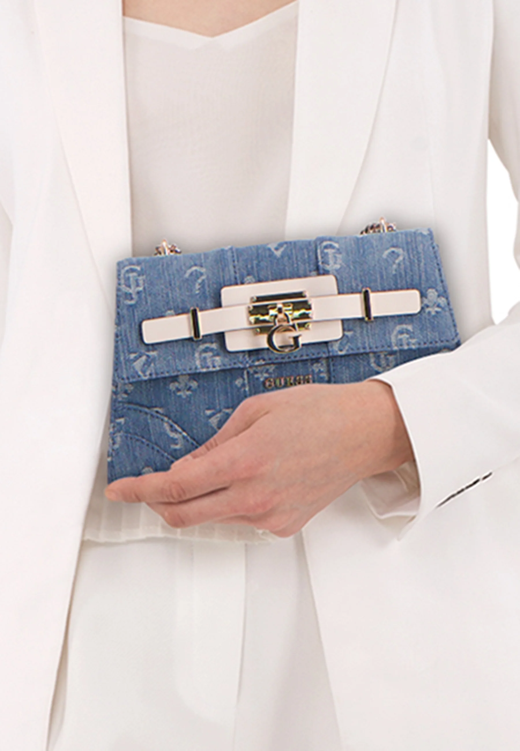 Schoudertas - Mid blue denim - Image 6