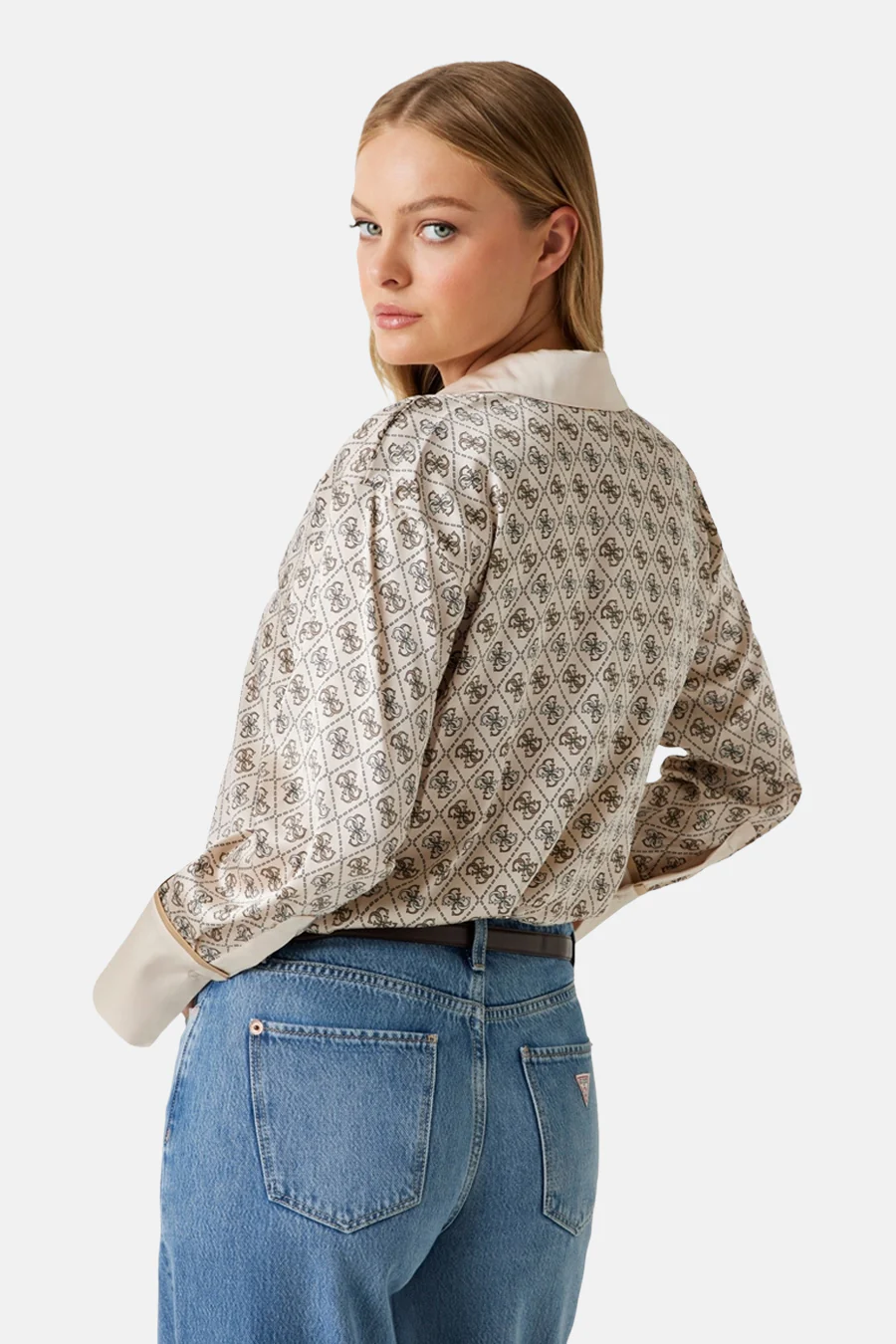 Hemd met lange mouwen - beige - Image 4