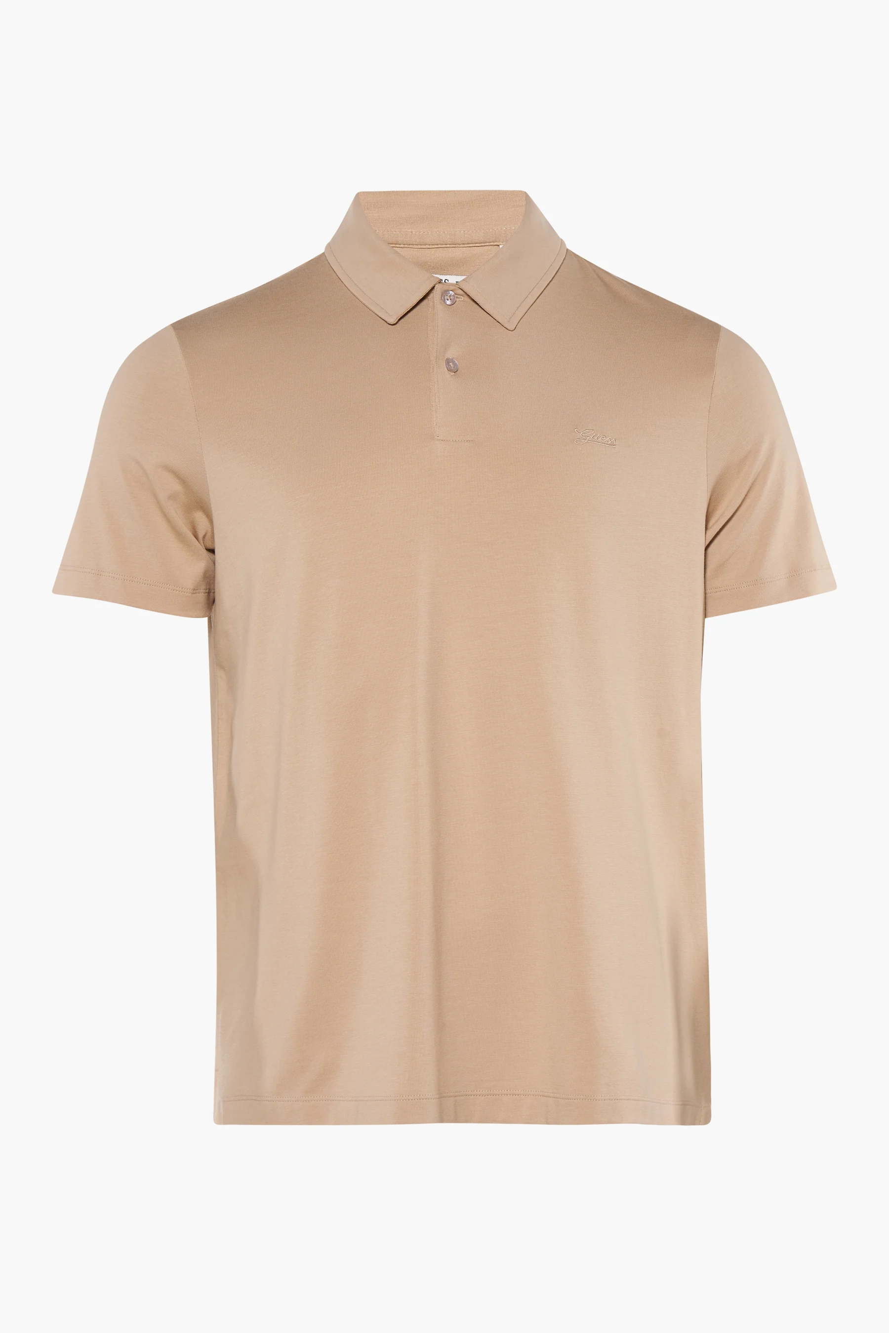 Polo met korte mouwen - beige