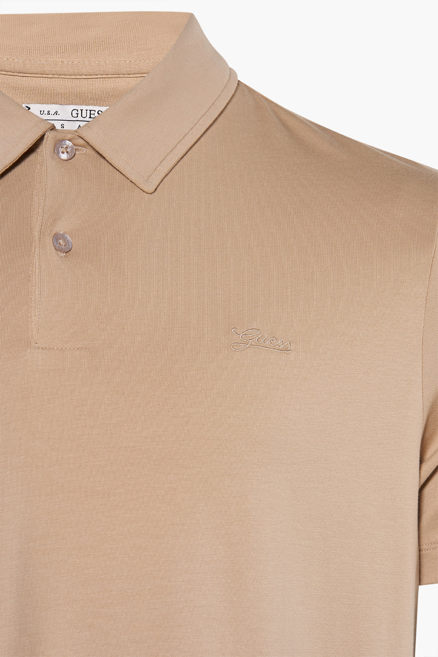 Polo met korte mouwen - beige - Image 3