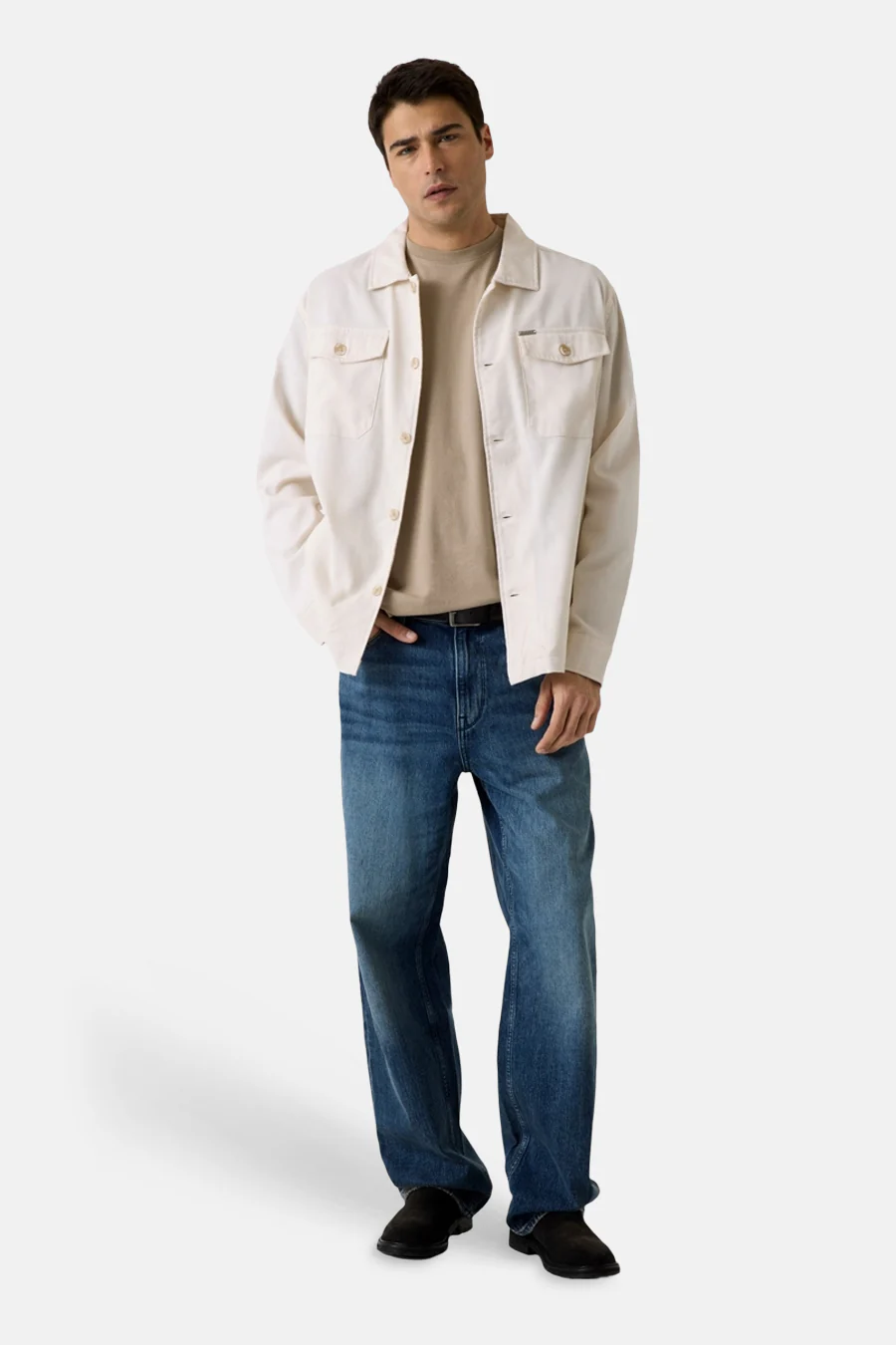 T-shirt met korte mouwen - beige - Image 5