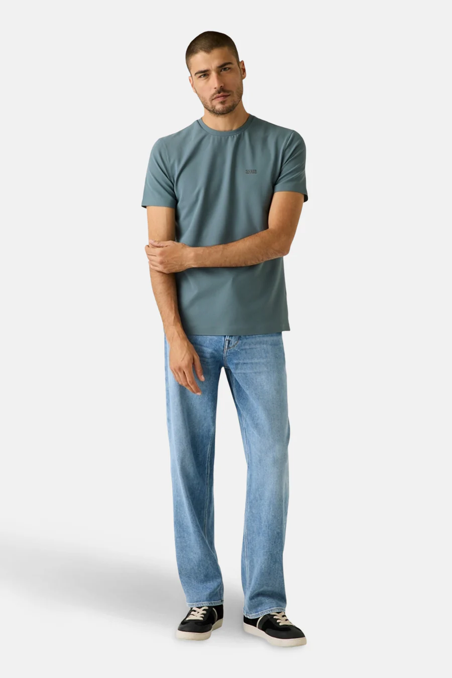 T-shirt met korte mouwen - blauw - Image 2