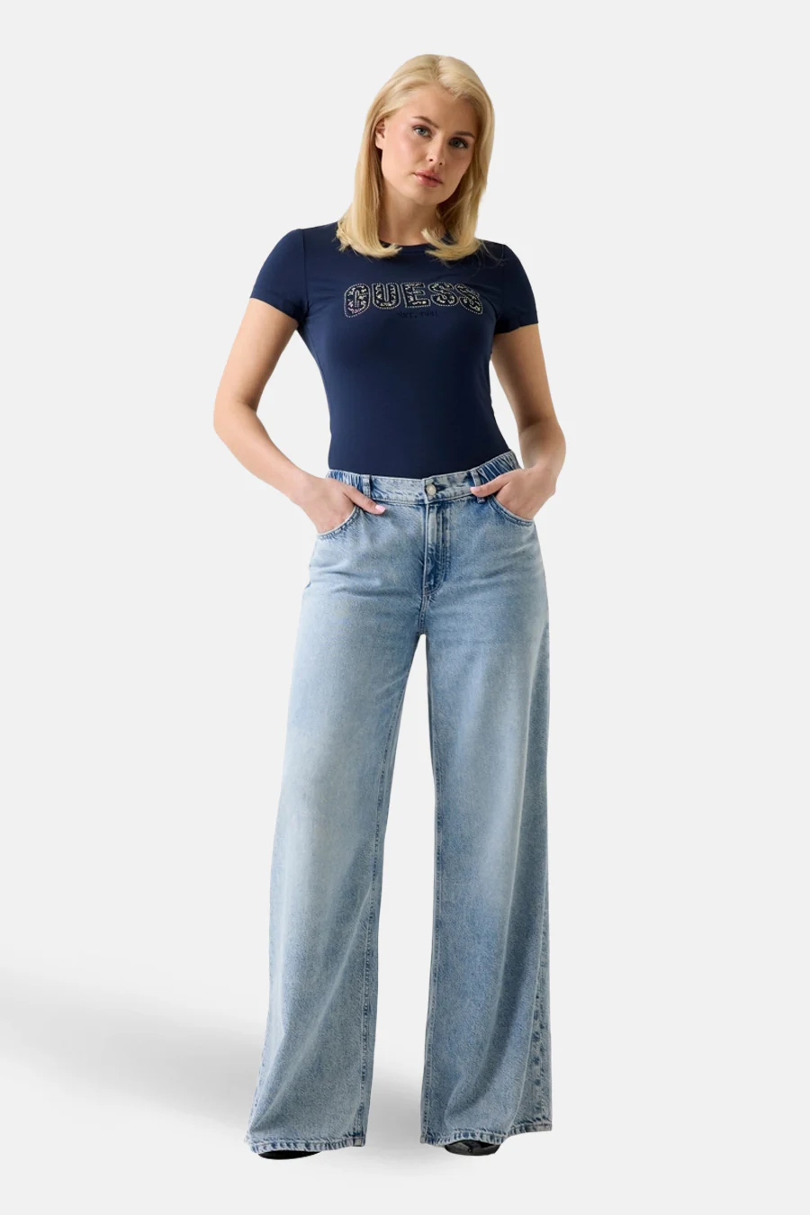 T-shirt met korte mouwen - blauw - Image 3