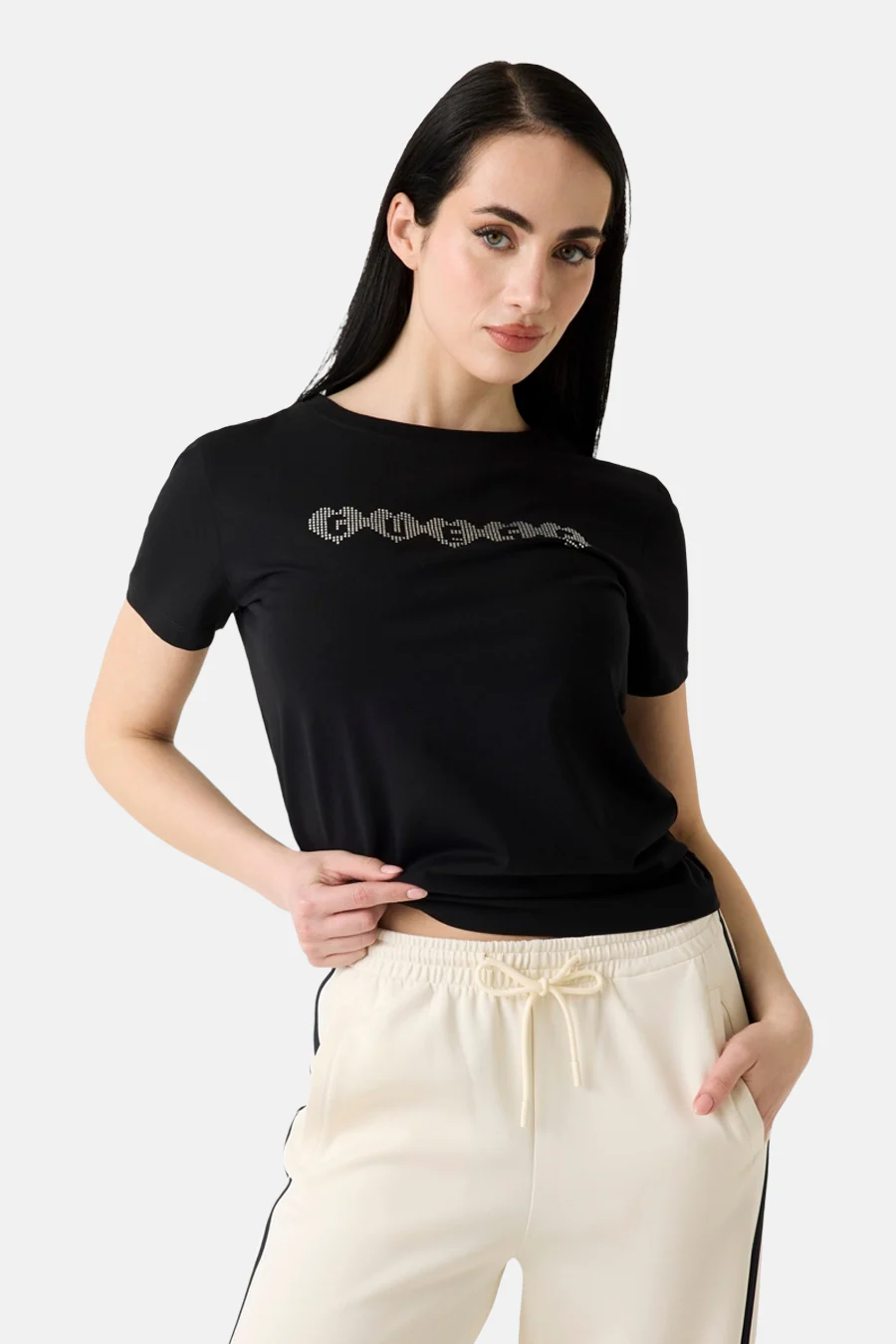 T-shirt met korte mouwen - zwart