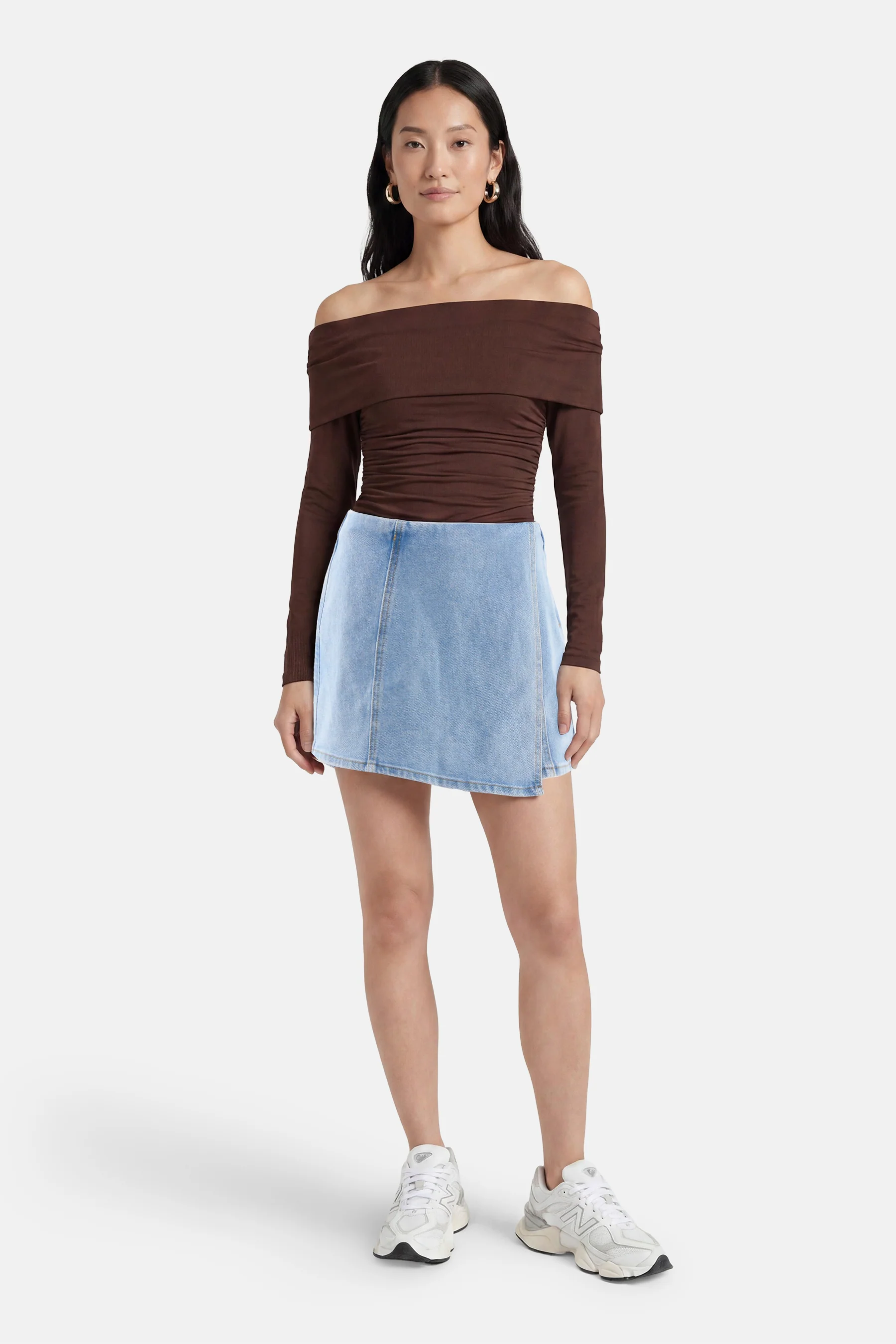 Skort - Light blue denim - Image 2