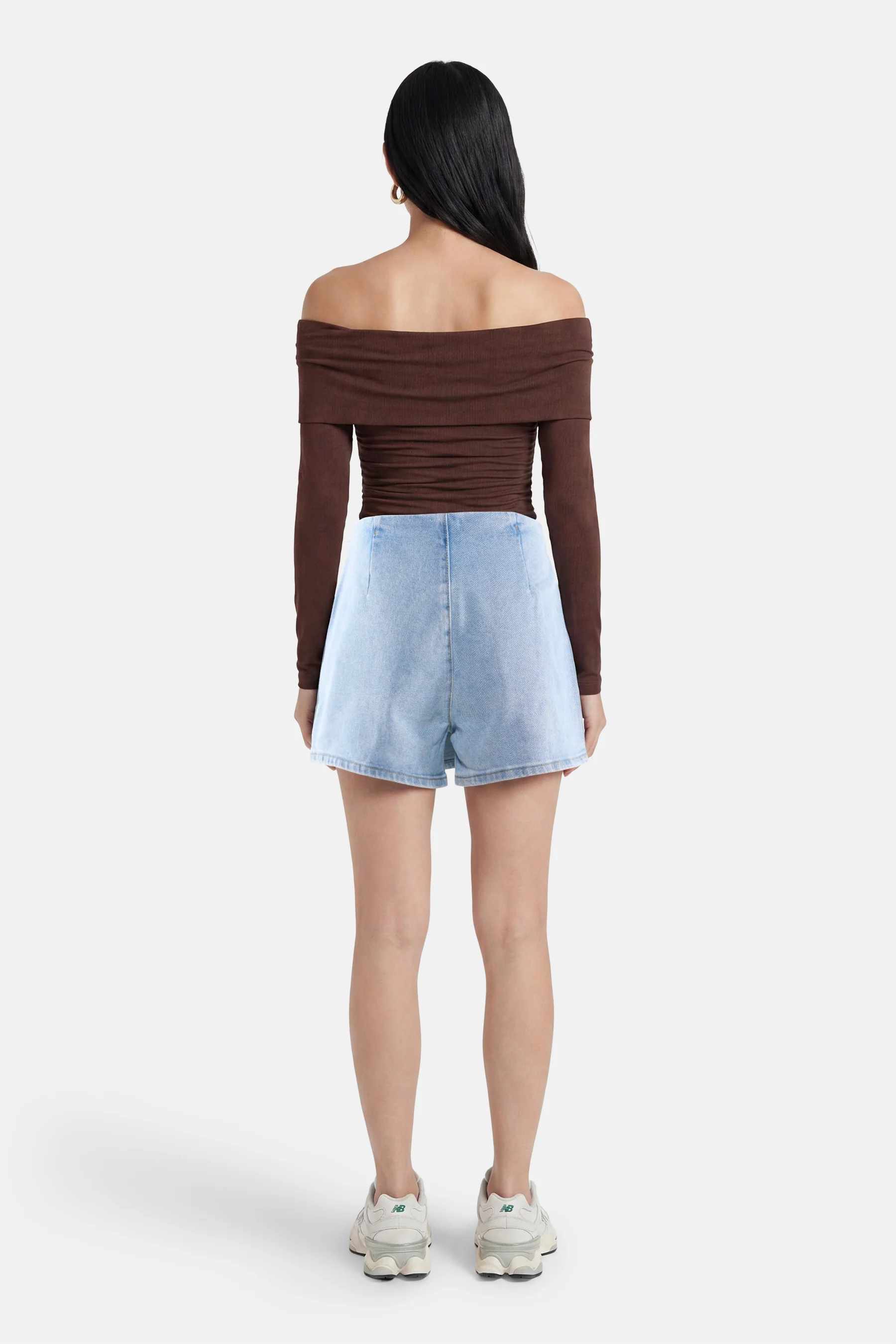Skort - Light blue denim - Image 3