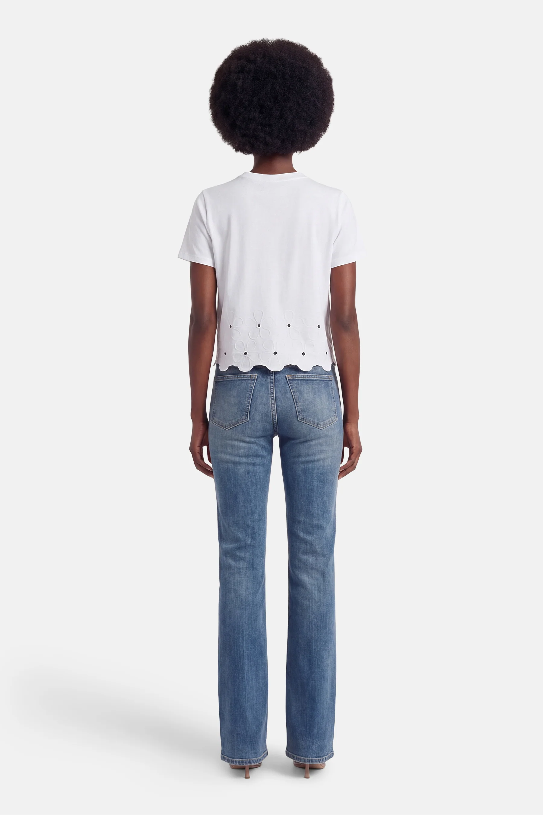 T-shirt met korte mouwen - wit - Image 4