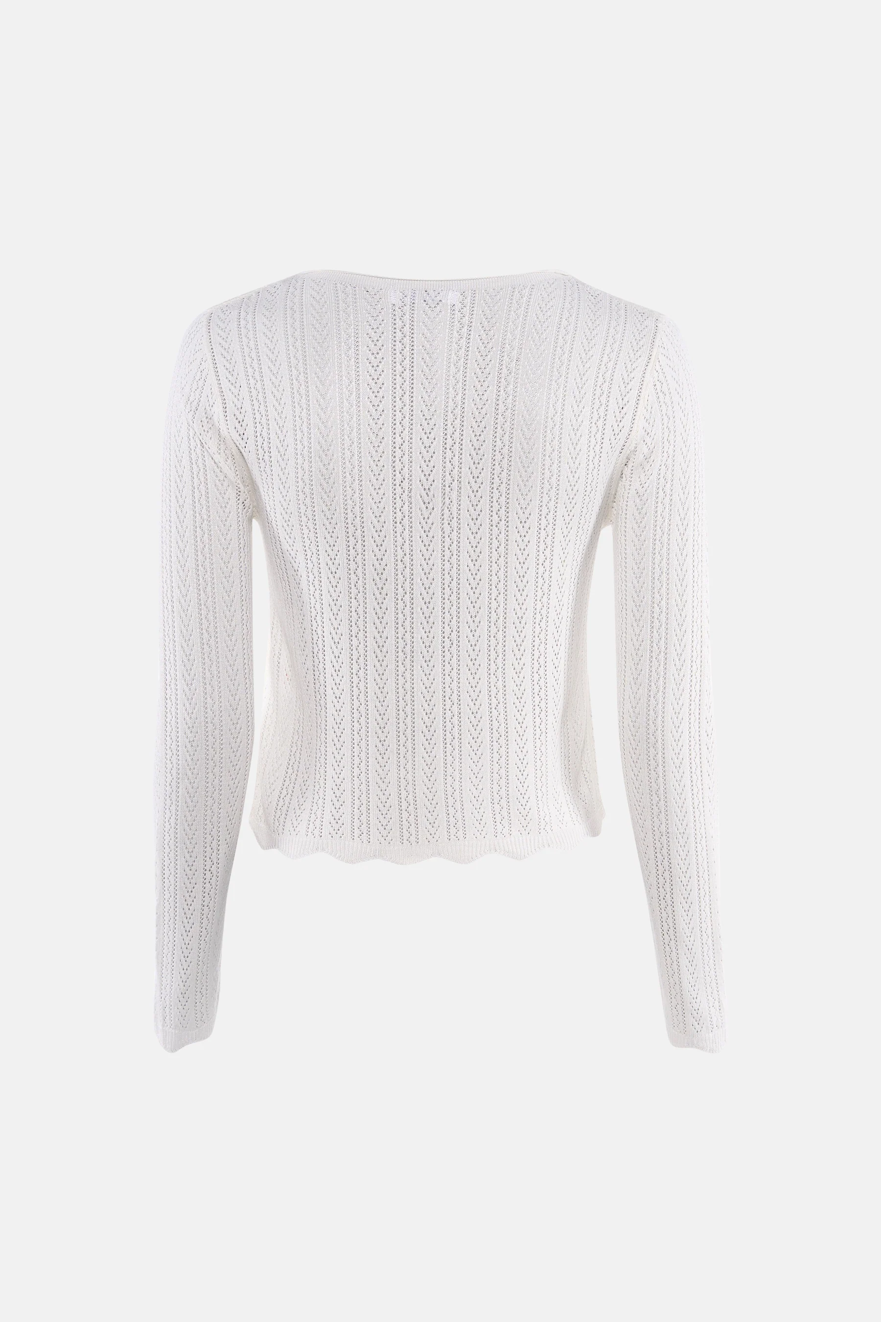 T-shirt met lange mouwen - wit - Image 2