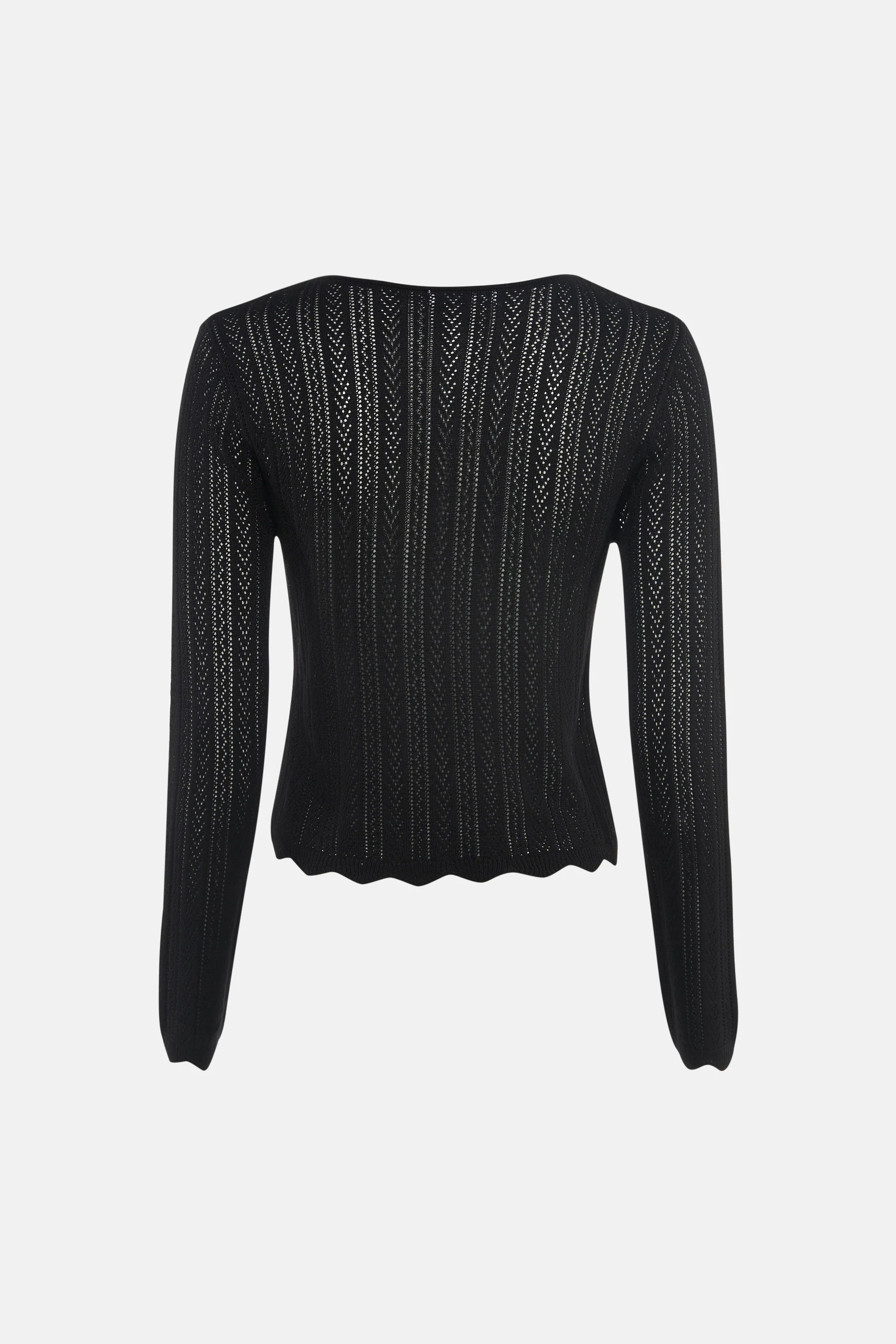 T-shirt met lange mouwen - zwart - Image 2