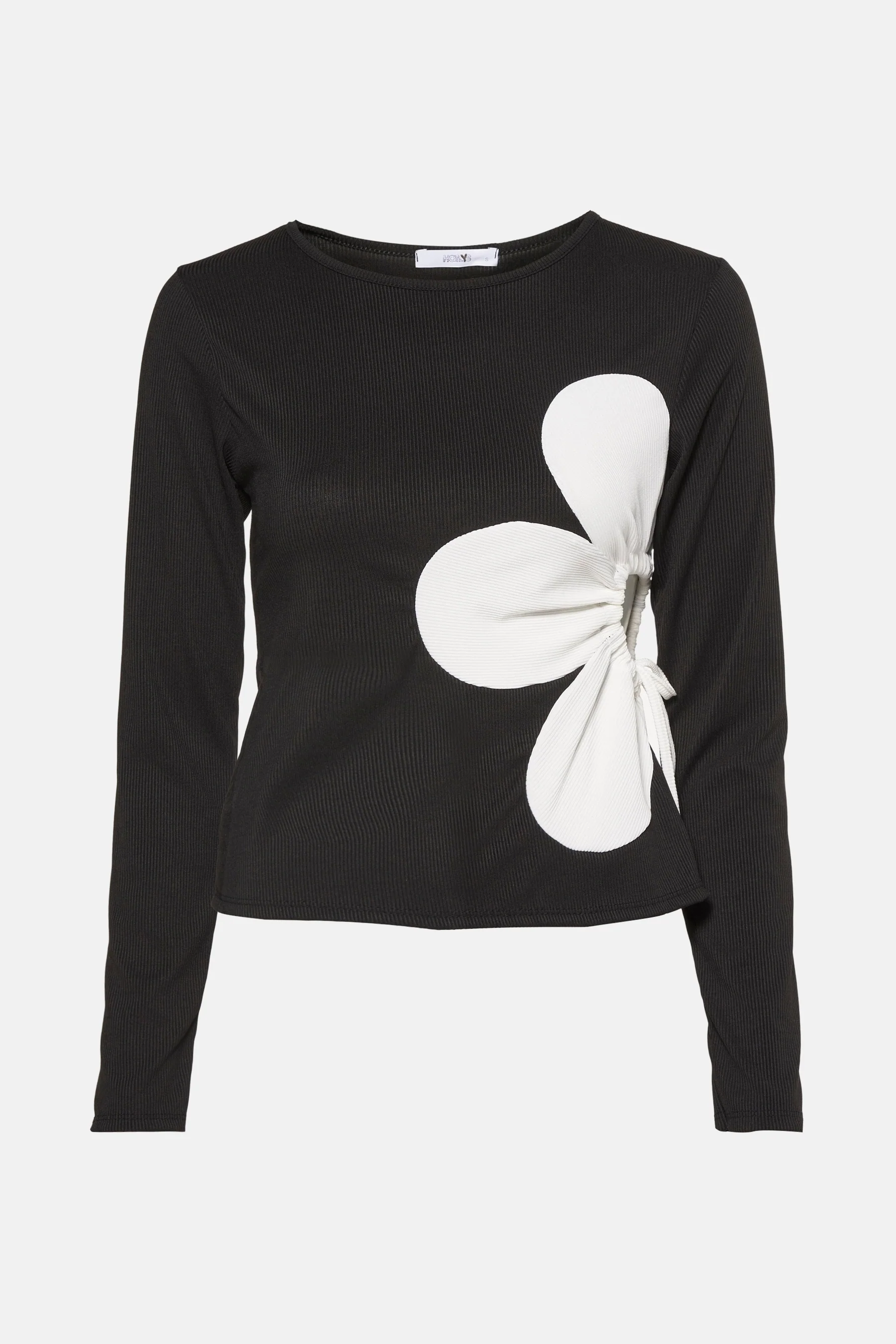 T-shirt met lange mouwen - zwart