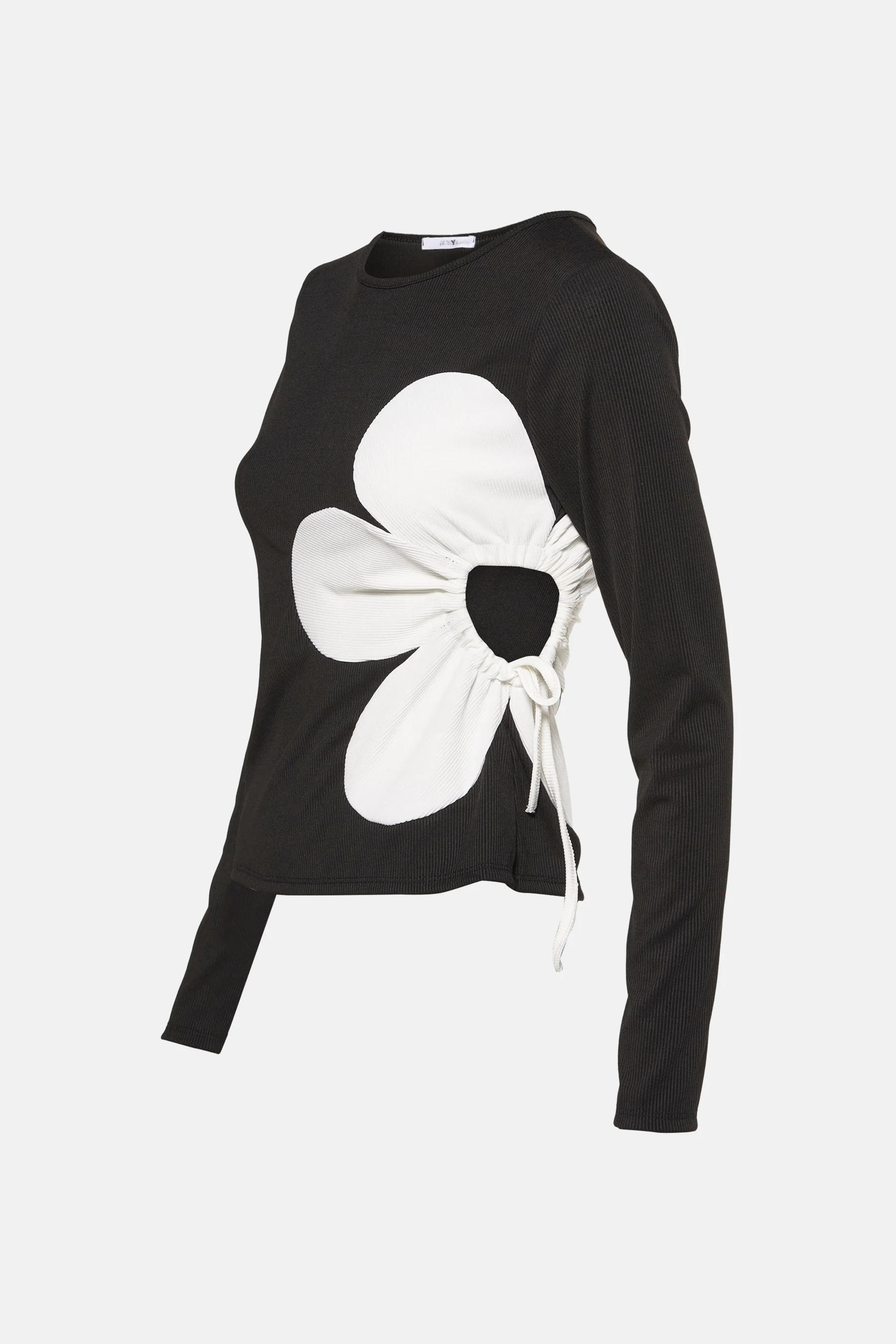 T-shirt met lange mouwen - zwart - Image 2