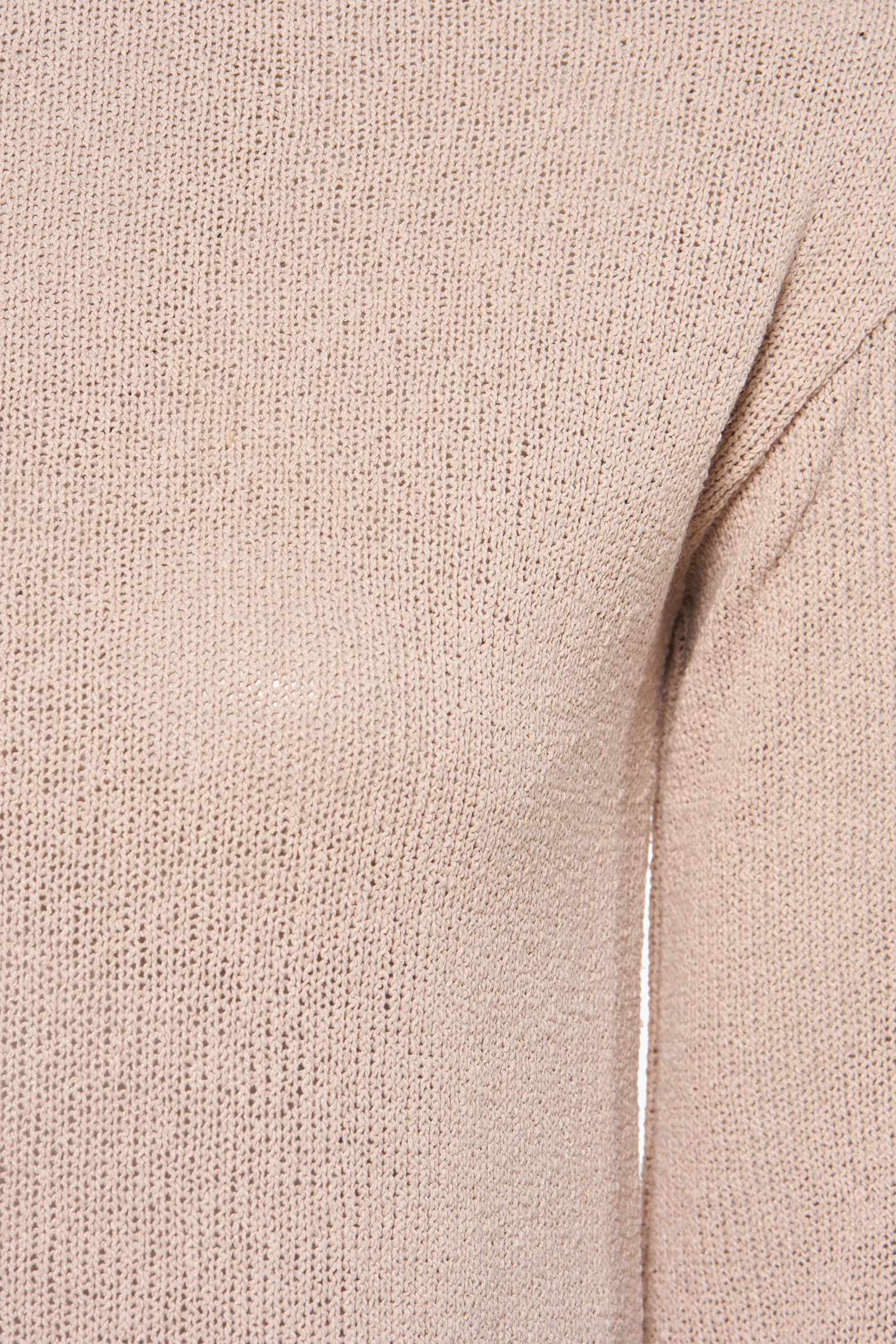 Pull met ronde hals - beige - Image 3