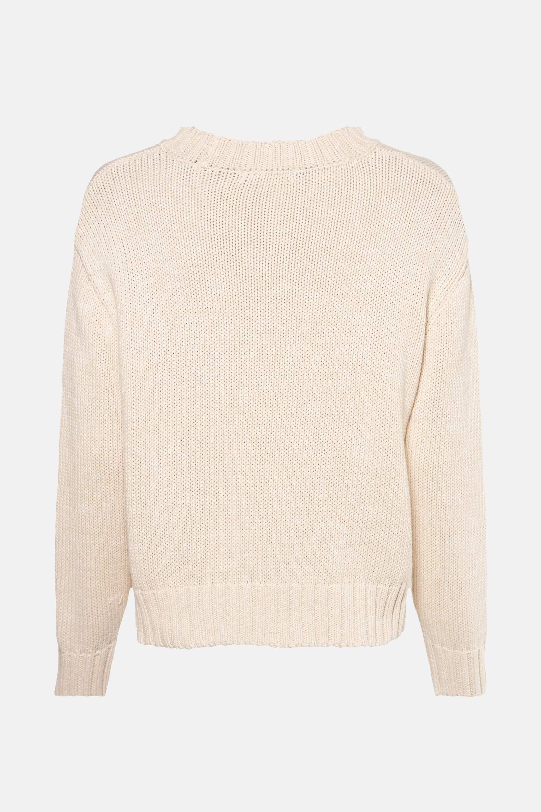 Pull met ronde hals - beige - Image 2
