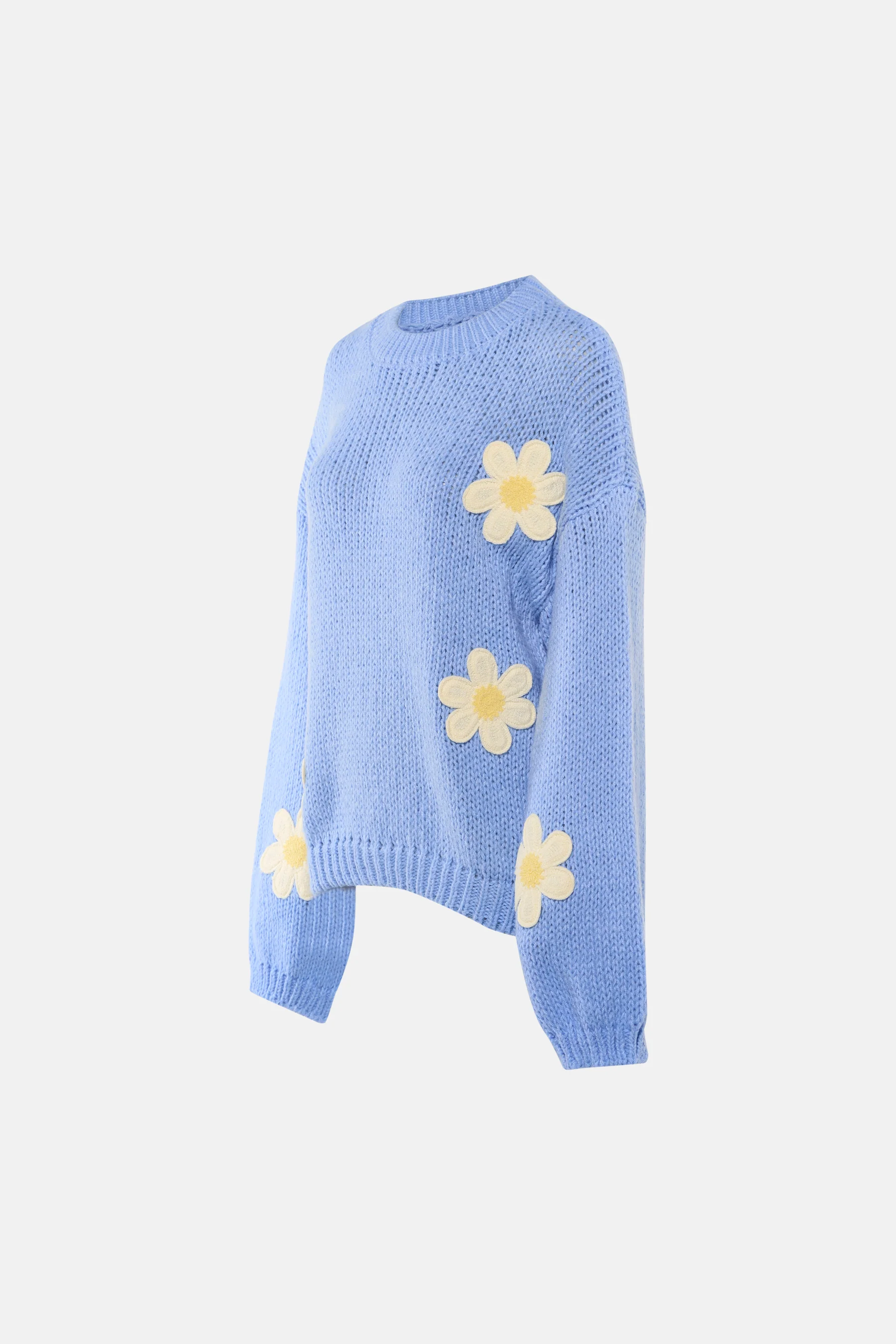 Pull met ronde hals - blauw - Image 2