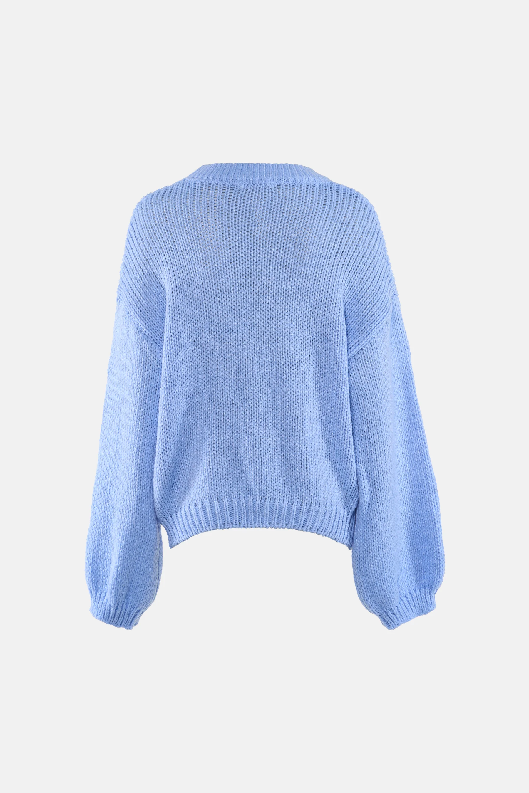 Pull met ronde hals - blauw - Image 3