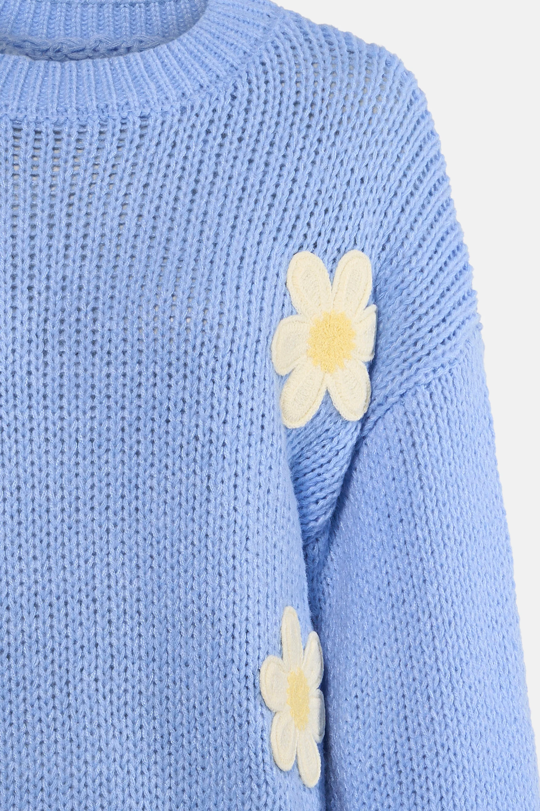 Pull met ronde hals - blauw - Image 4