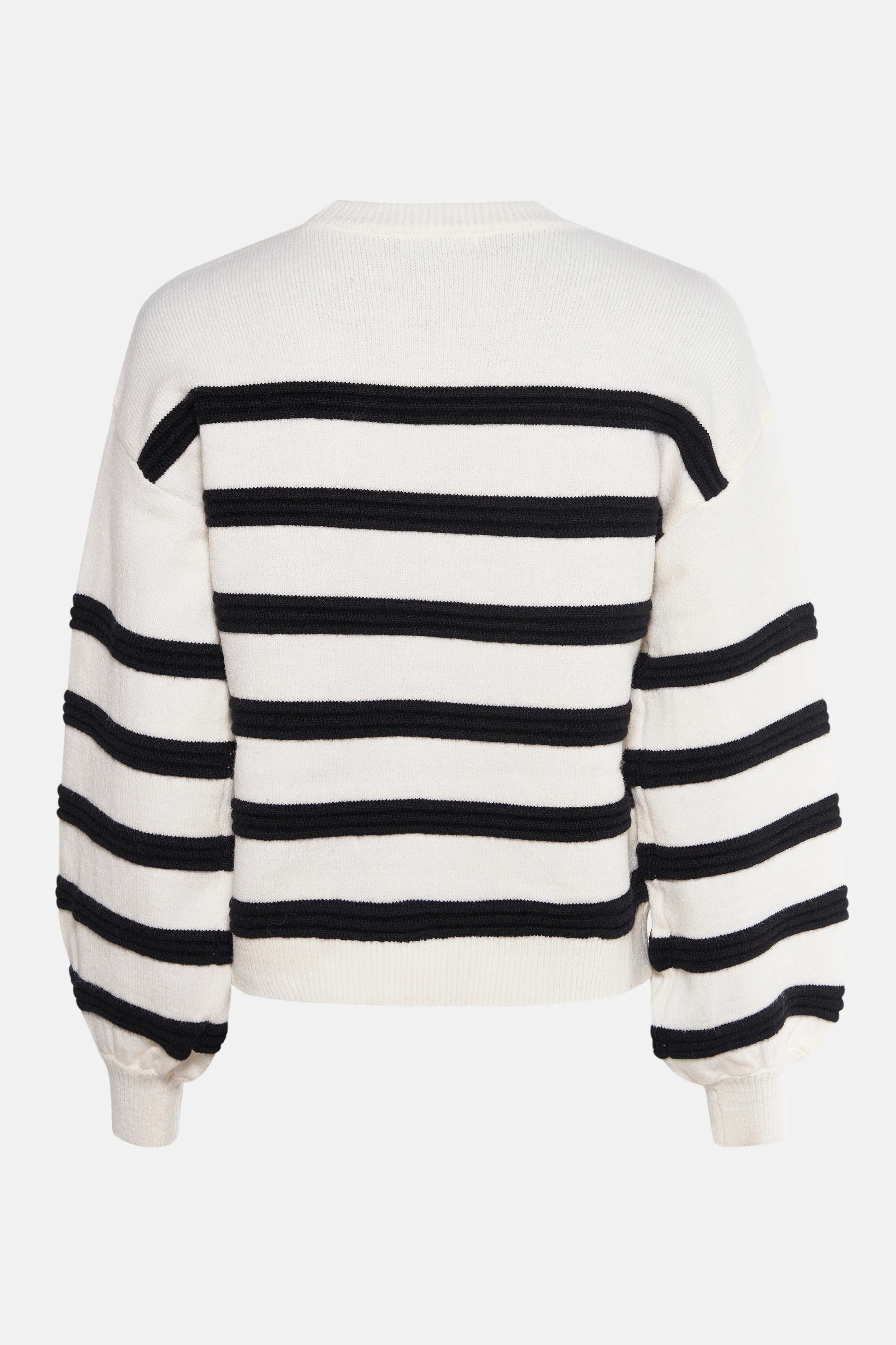 Pull met ronde hals - ecru - Image 3