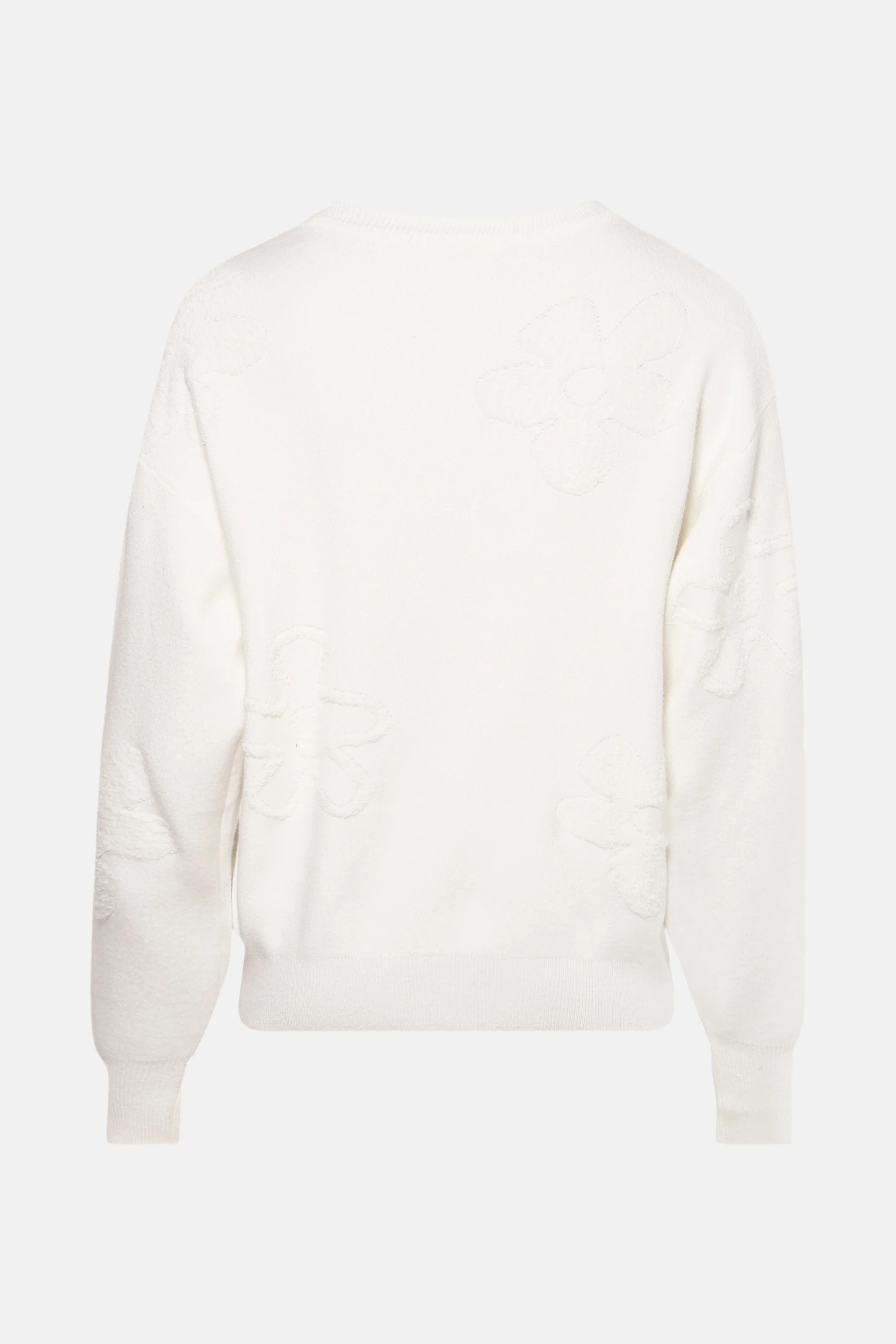 Pull met ronde hals - wit - Image 2