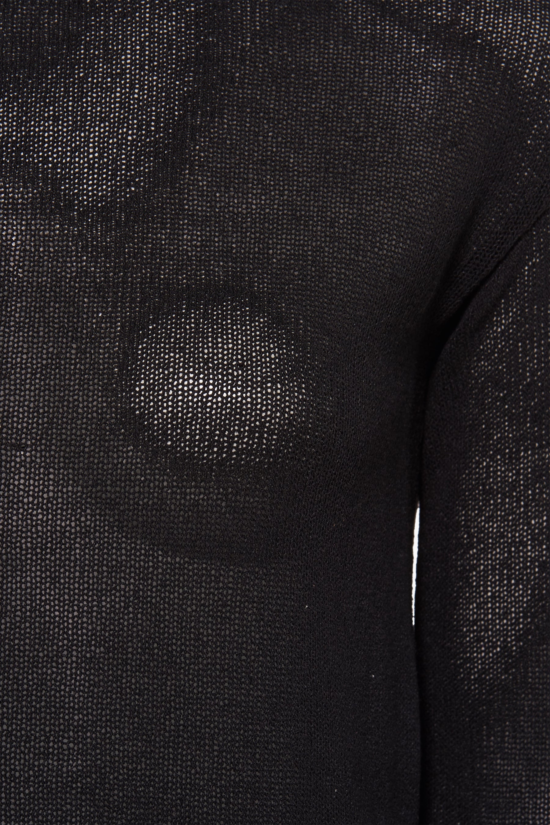 Pull met ronde hals - zwart - Image 3