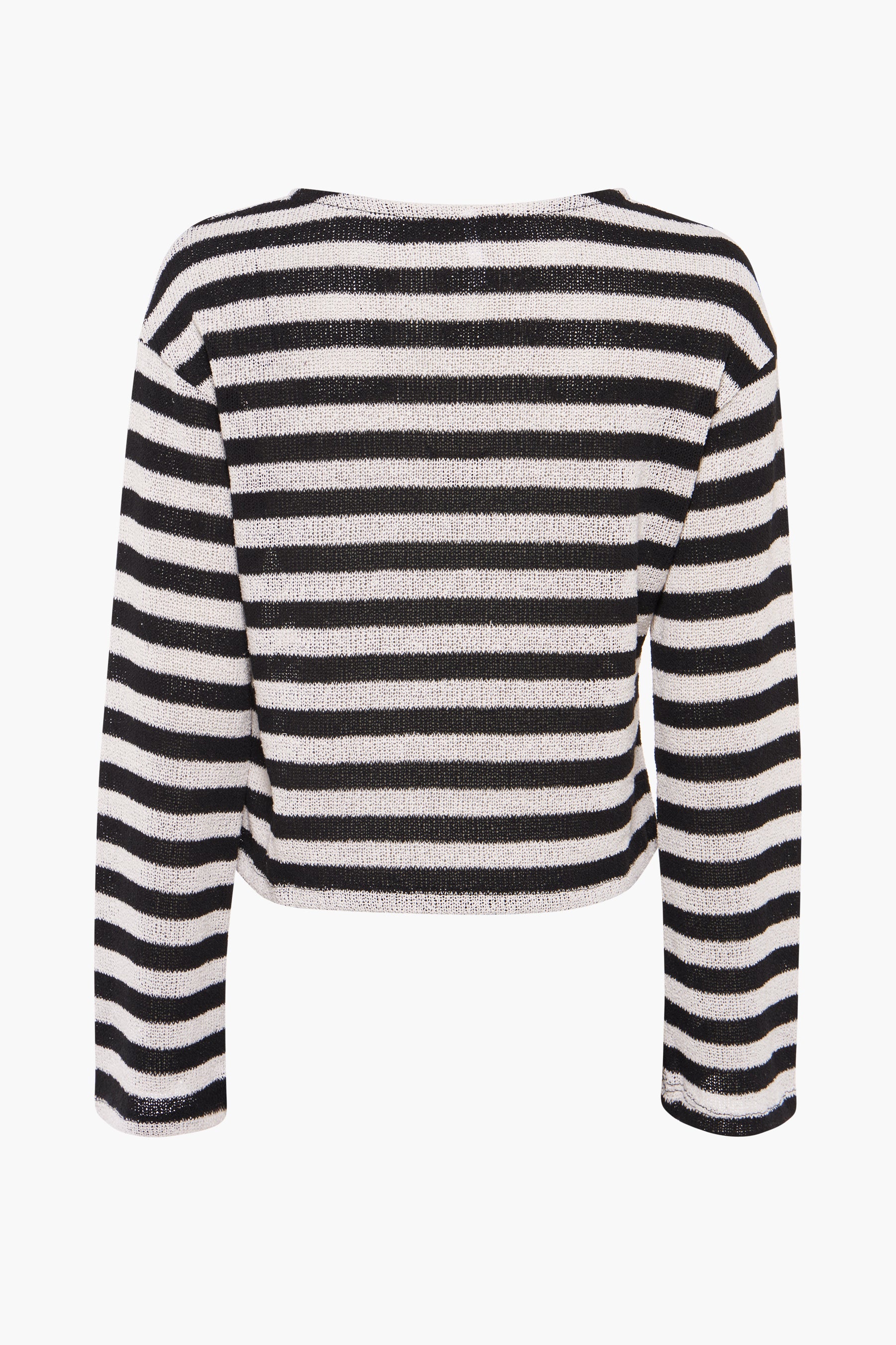 Pull met ronde hals - zwart - Image 2