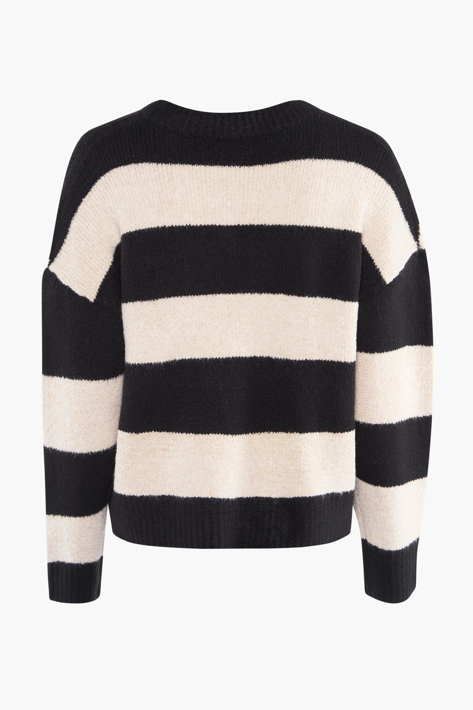 Pull met ronde hals - zwart - Image 2