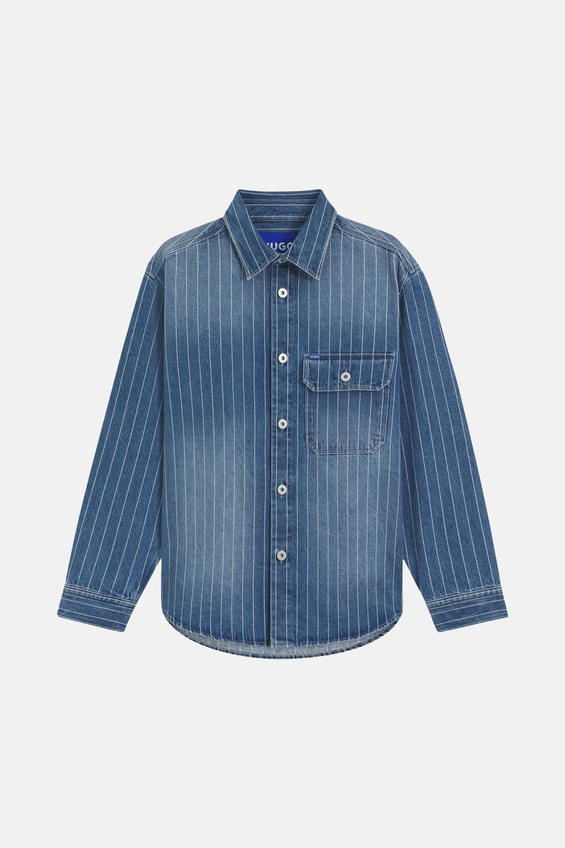 Jeanshemd - mid blue denim