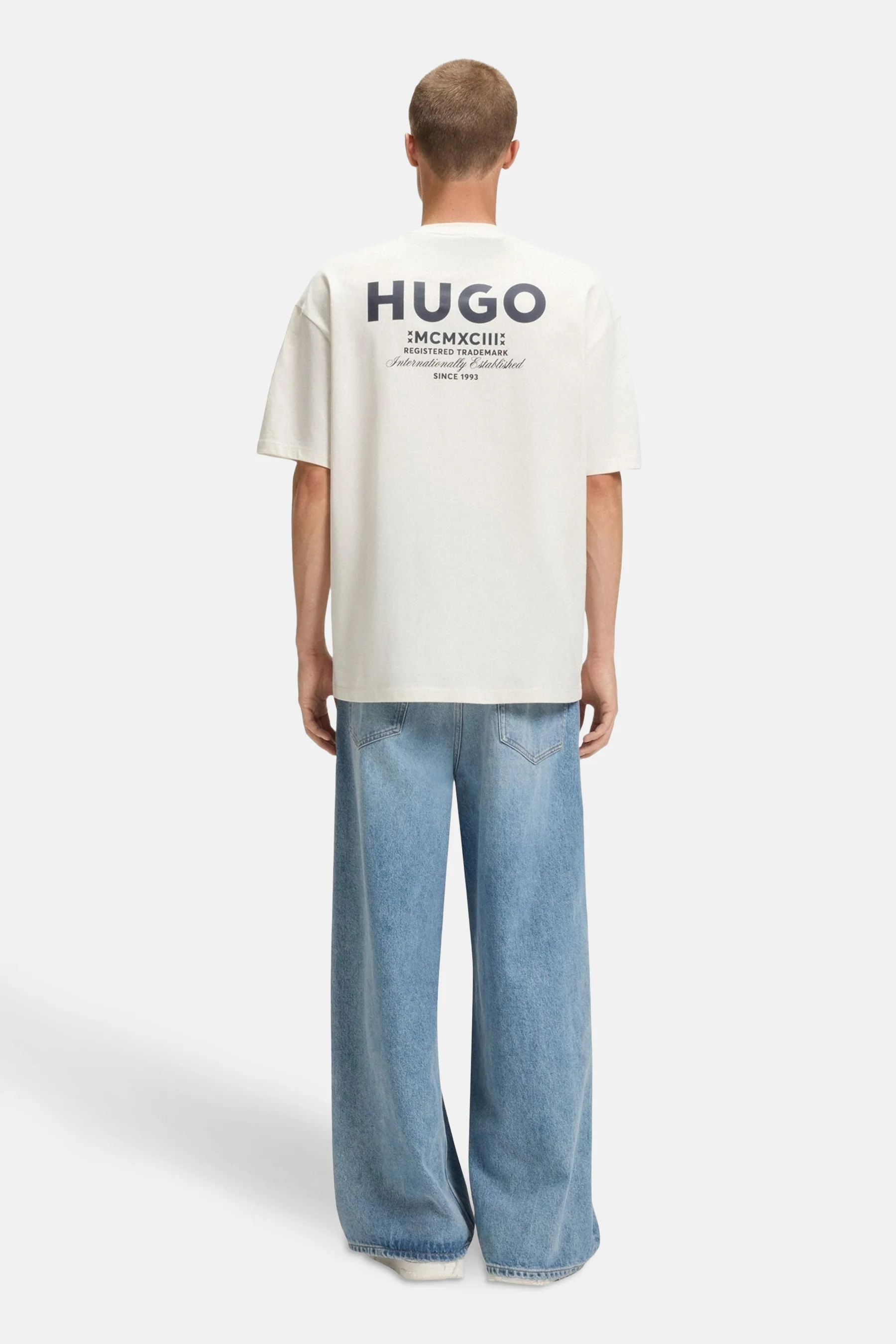 T-shirt met korte mouwen - Ecru