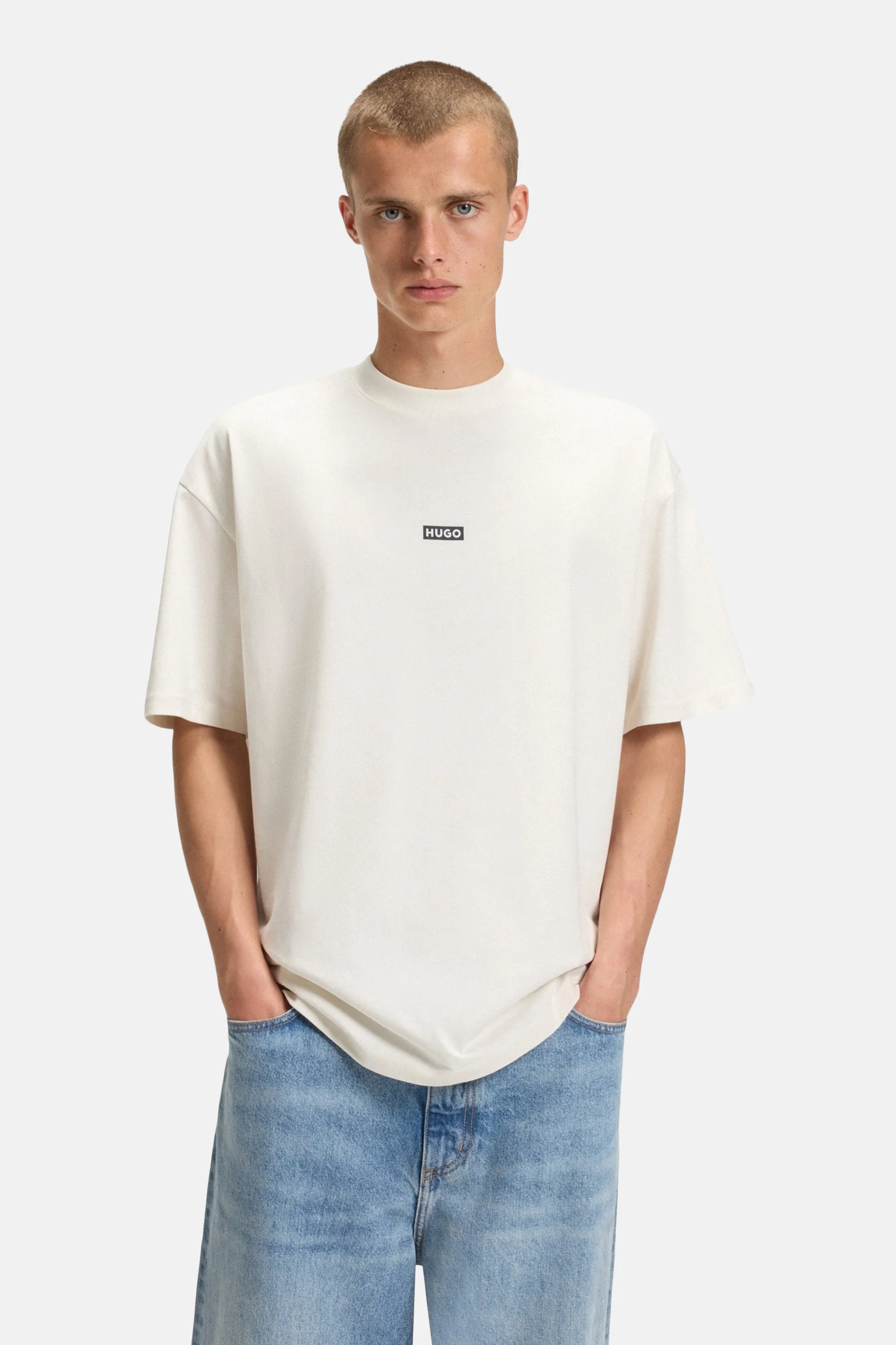 T-shirt met korte mouwen - Ecru - Image 2