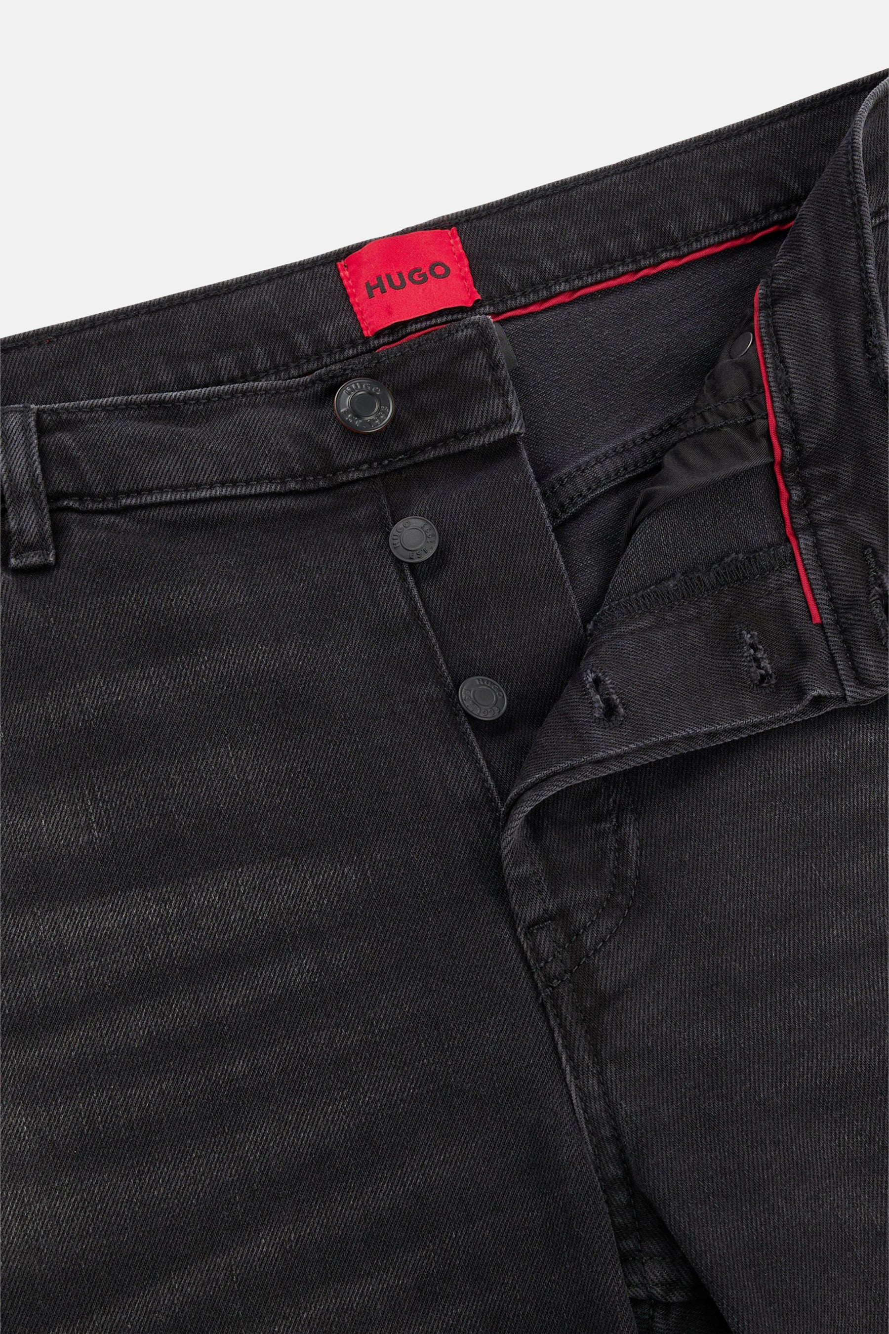Jeans tapered black denim - HUGO - Image 2
