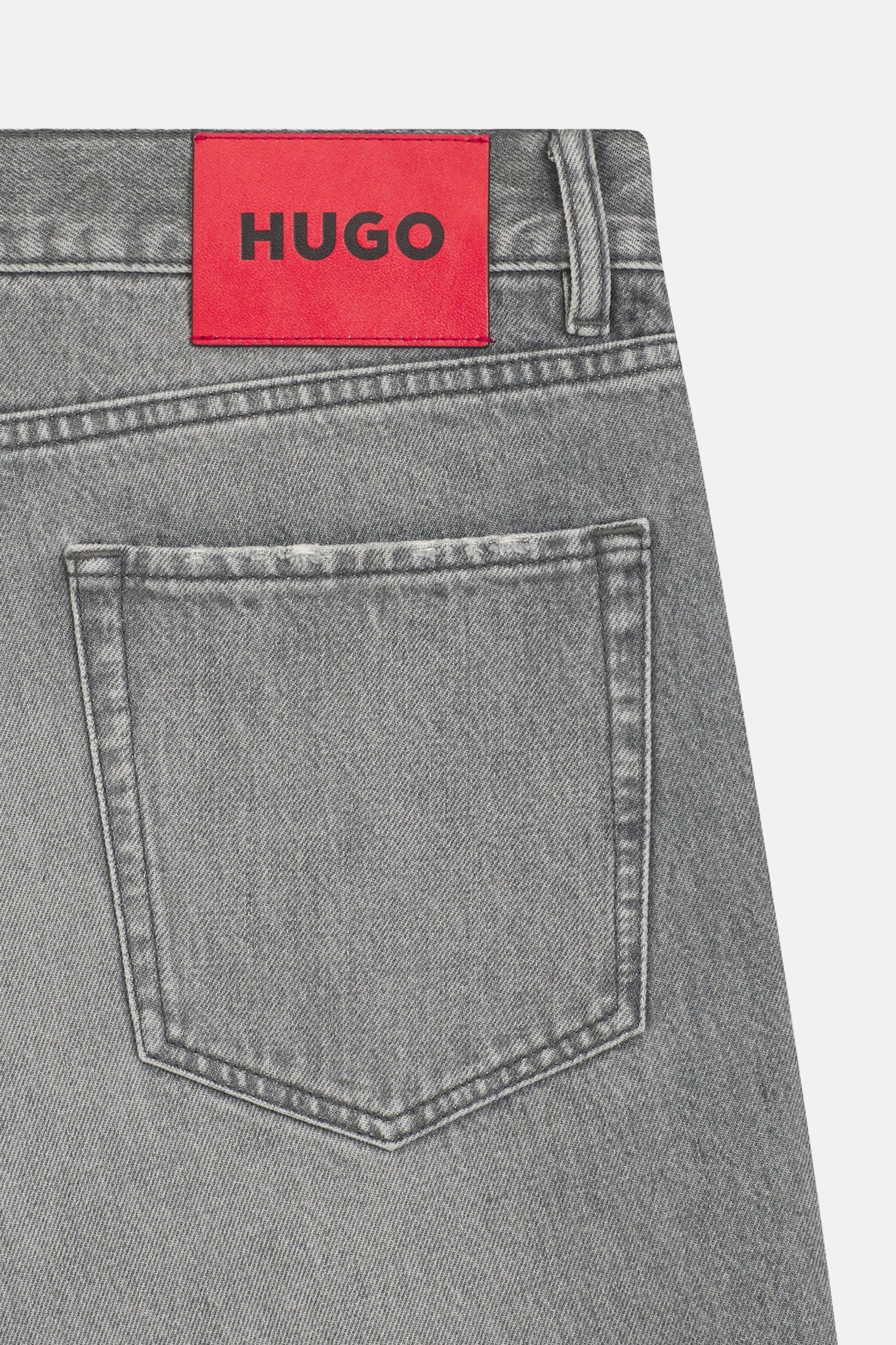 Jeansshort grey denim - HUGO - Image 2