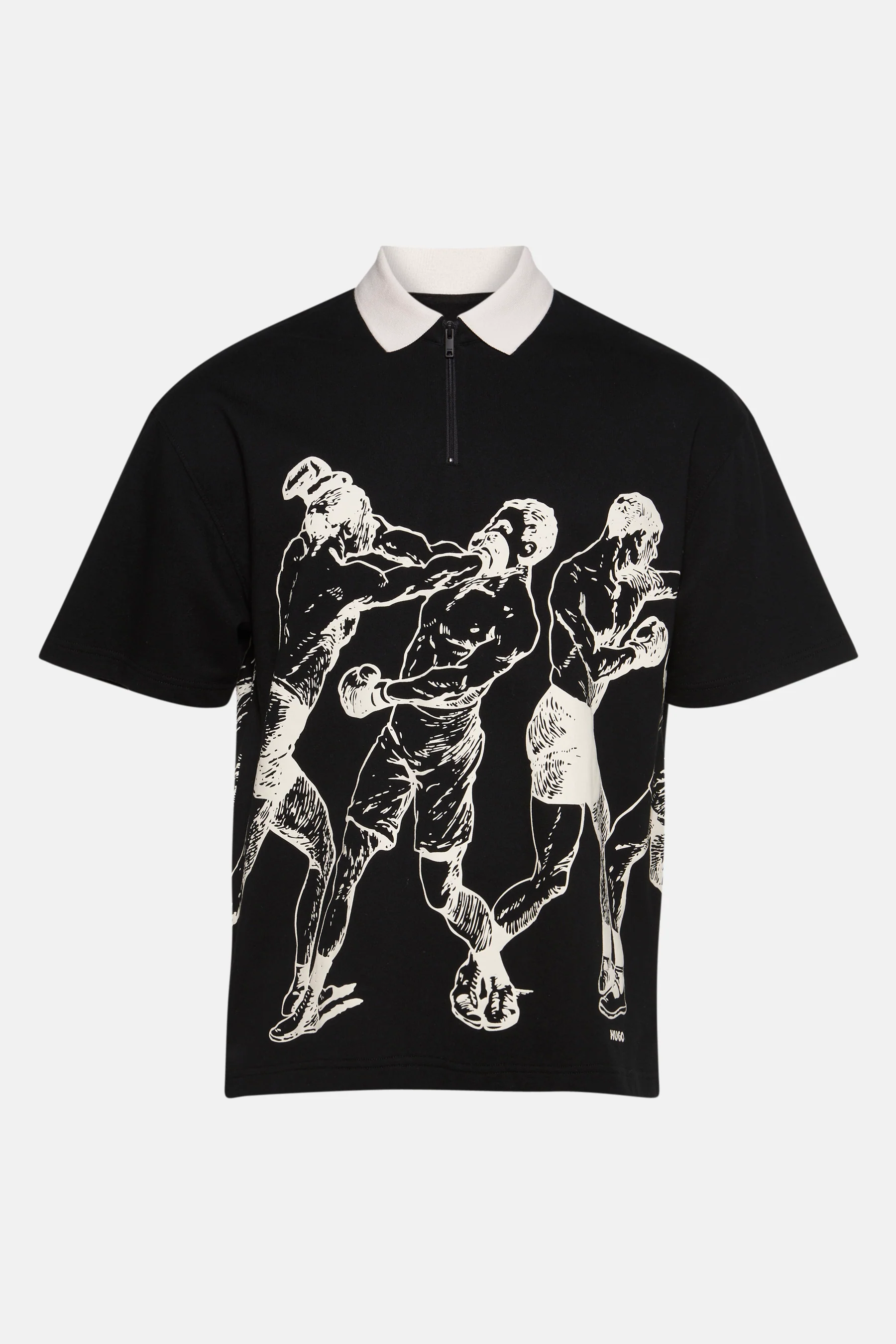 Polo met korte mouwen - zwart