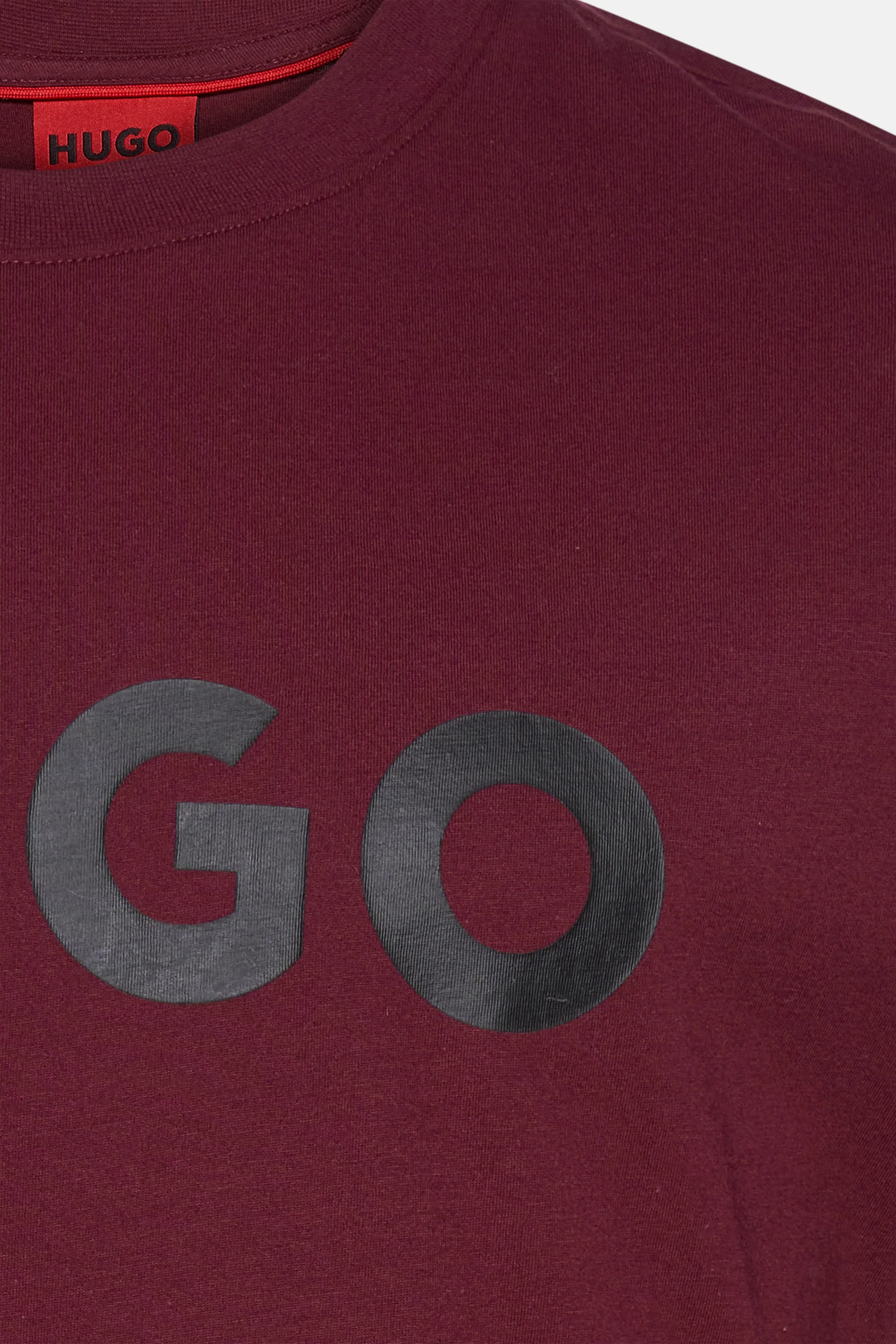 T-shirt met korte mouwen - Bordeaux - Image 2