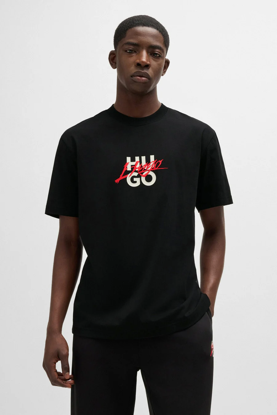 T-shirt met korte mouwen - zwart