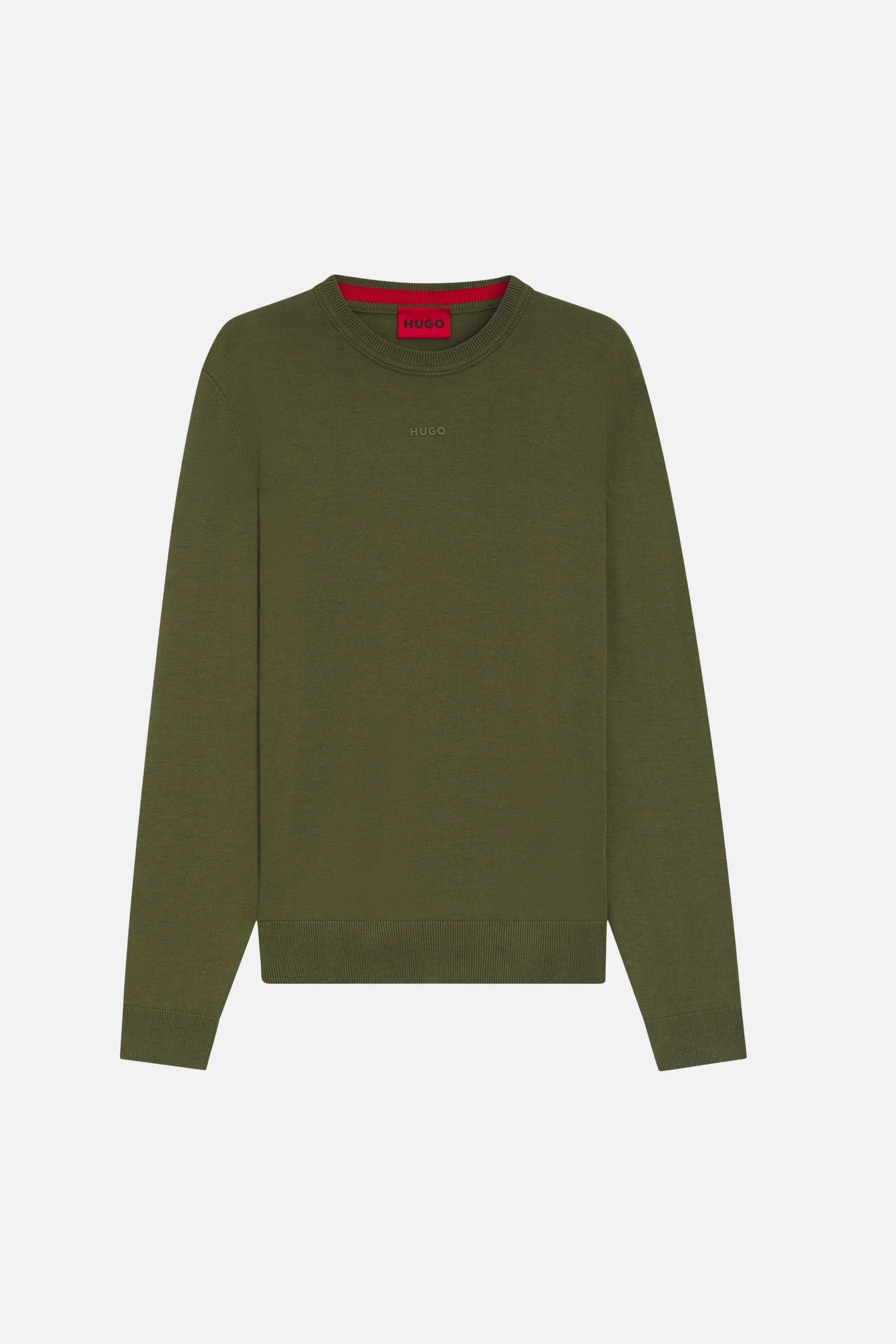Pull met ronde hals - groen