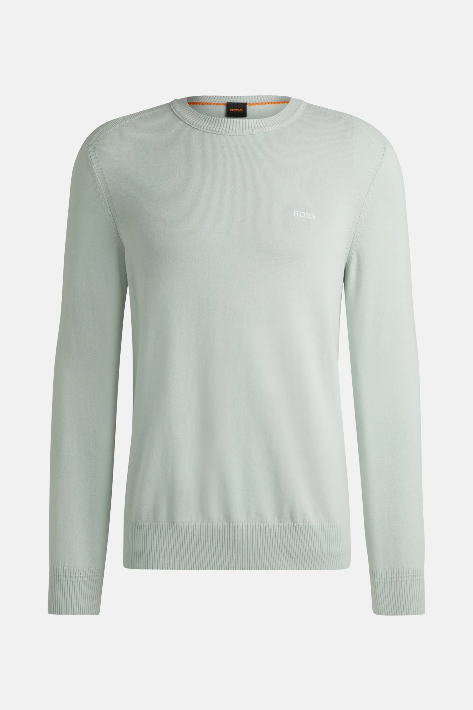 Pull met ronde hals - blauw