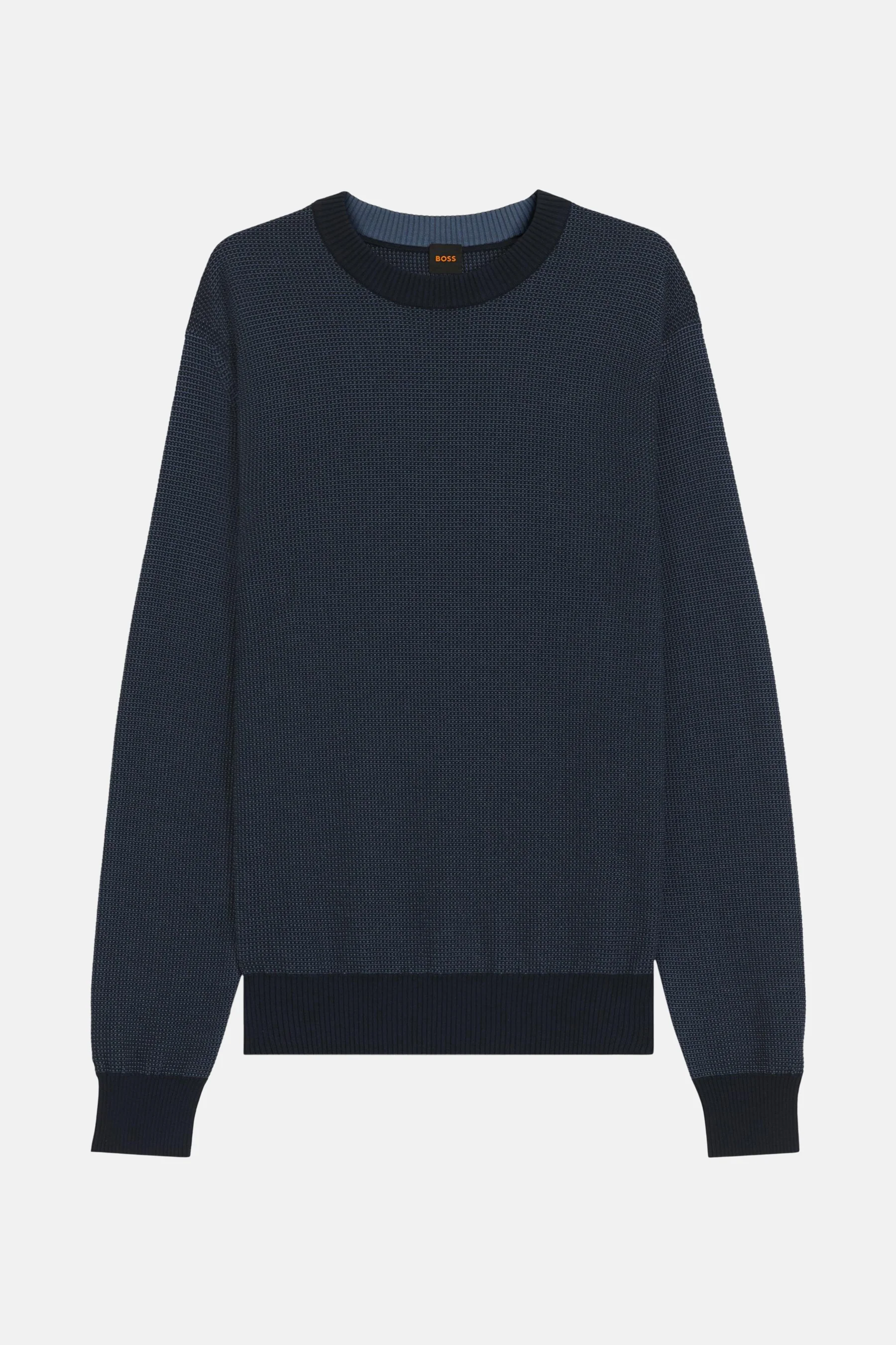 Pull met ronde hals - blauw