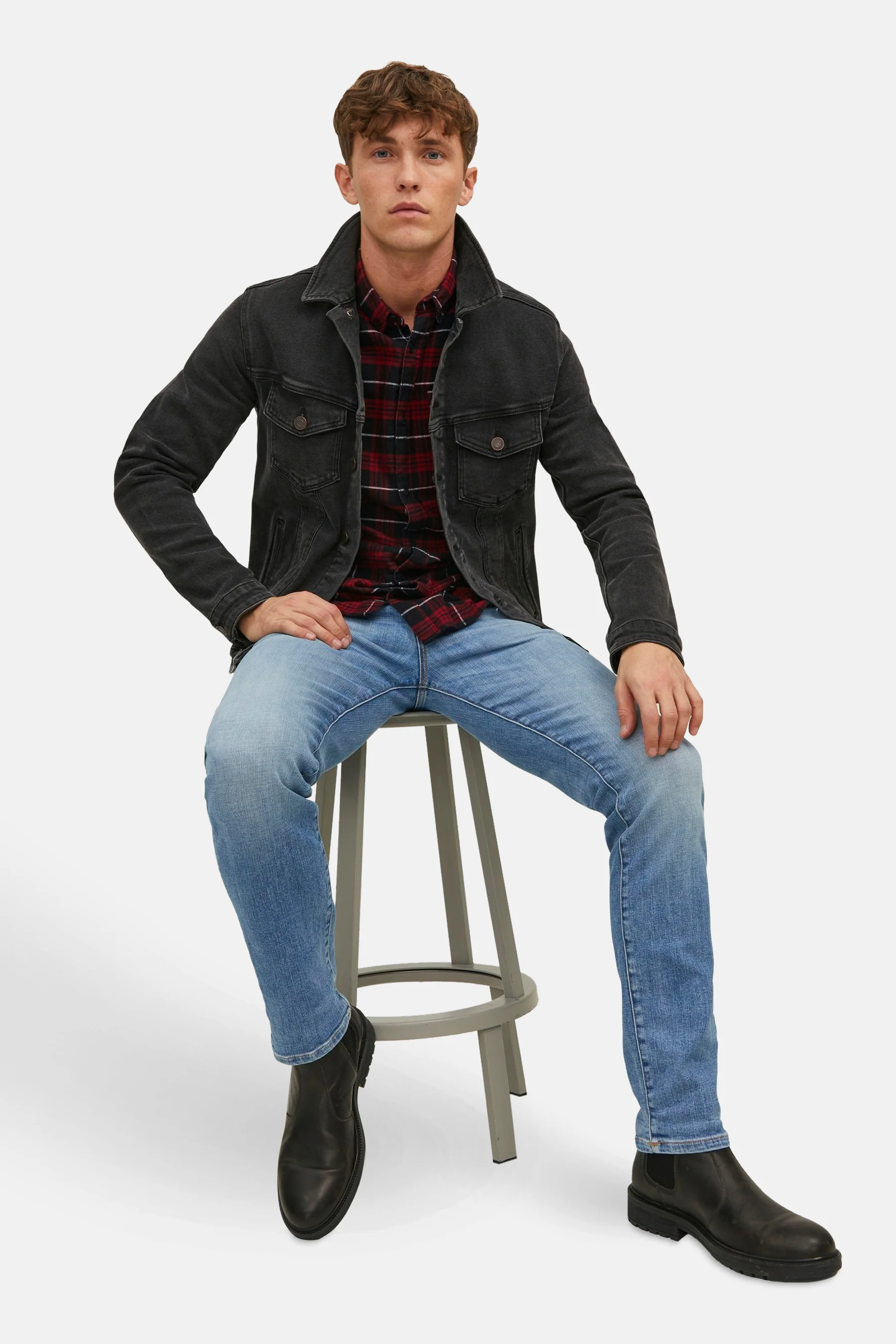 Jeans slim light blue denim - JACK & JONES JEANS INTELLIGENCE - Image 6