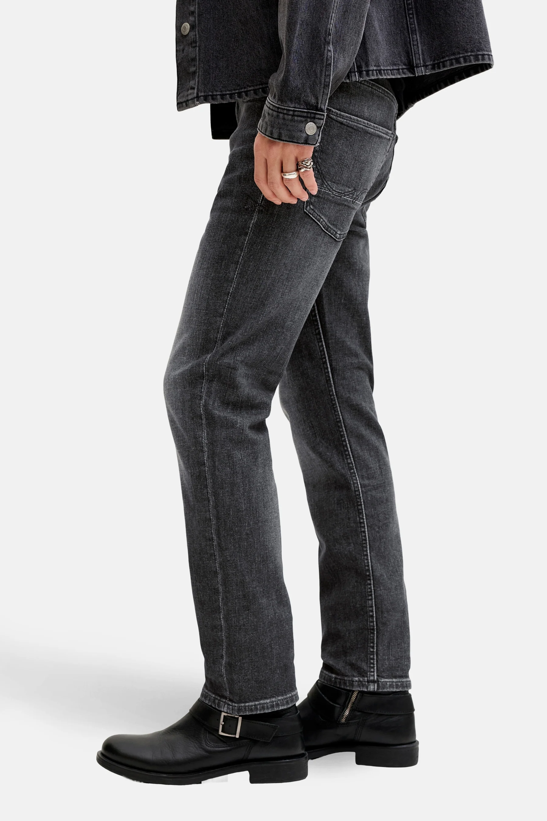 CLARK - dark grey denim - Image 4