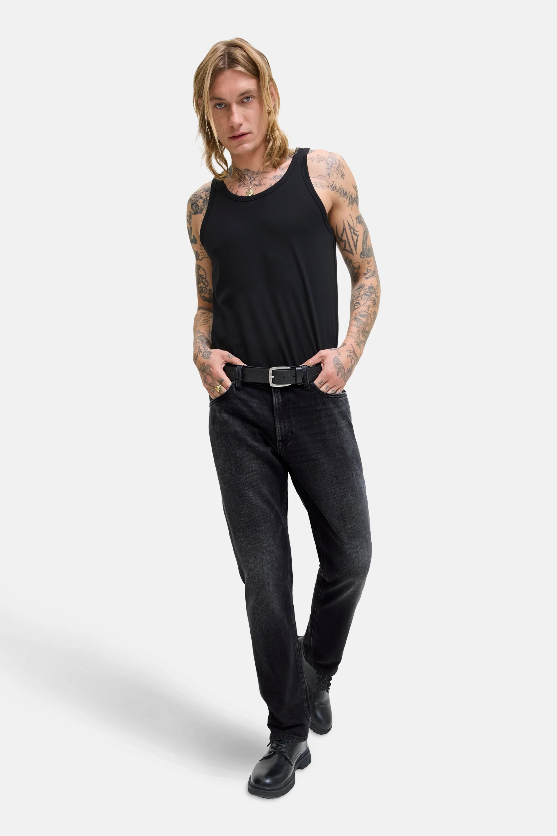 Jeans straight dark grey denim - JACK & JONES JEANS INTELLIGENCE - Image 6