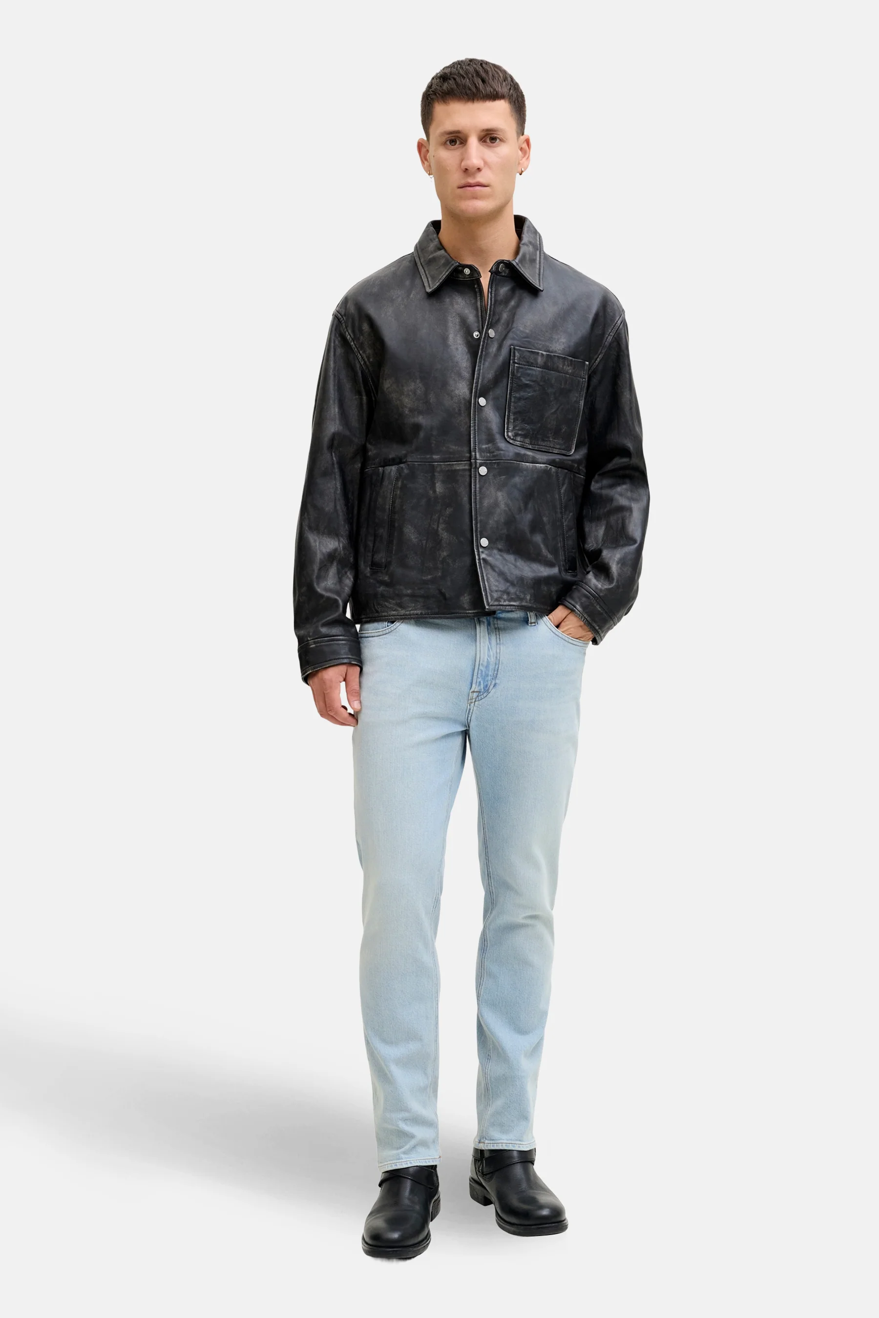 Jeans straight light blue denim - JACK & JONES JEANS INTELLIGENCE - Image 2