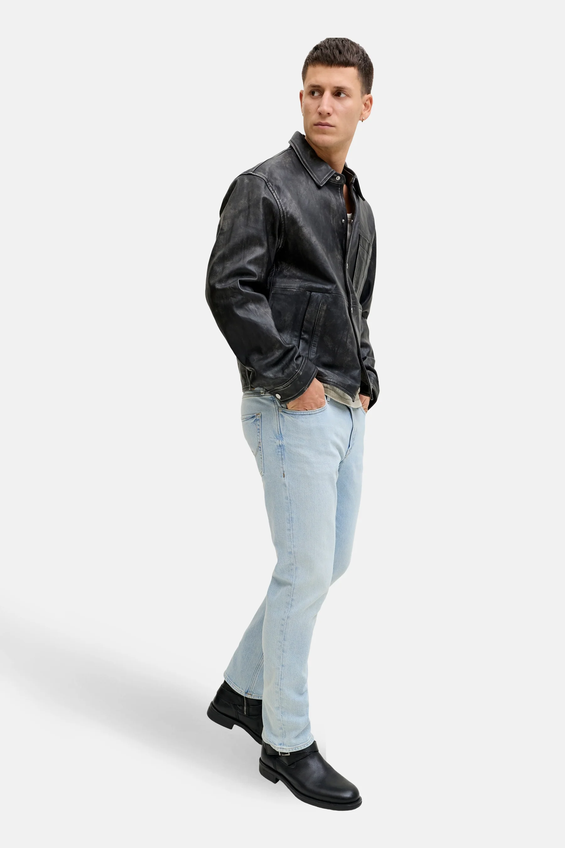 Jeans straight light blue denim - JACK & JONES JEANS INTELLIGENCE - Image 6