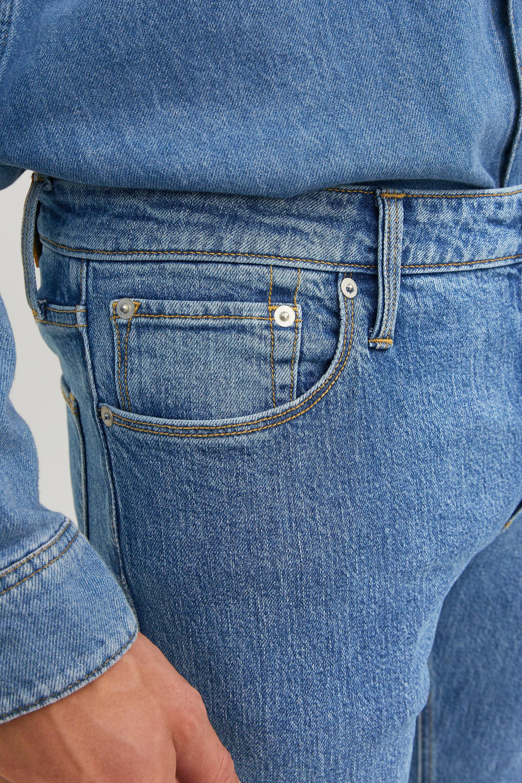 Straight jeans - mid blue denim - Image 5
